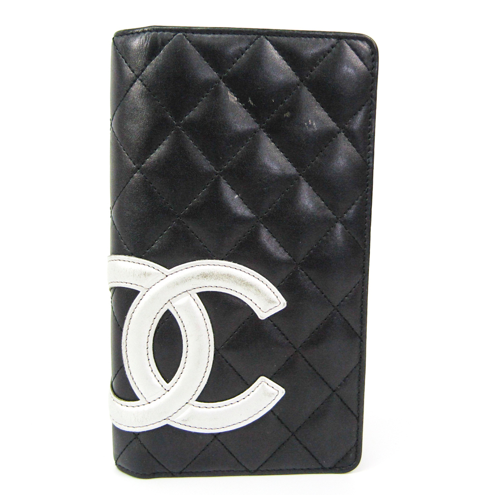 Chanel Black Cambon Leather Wallet