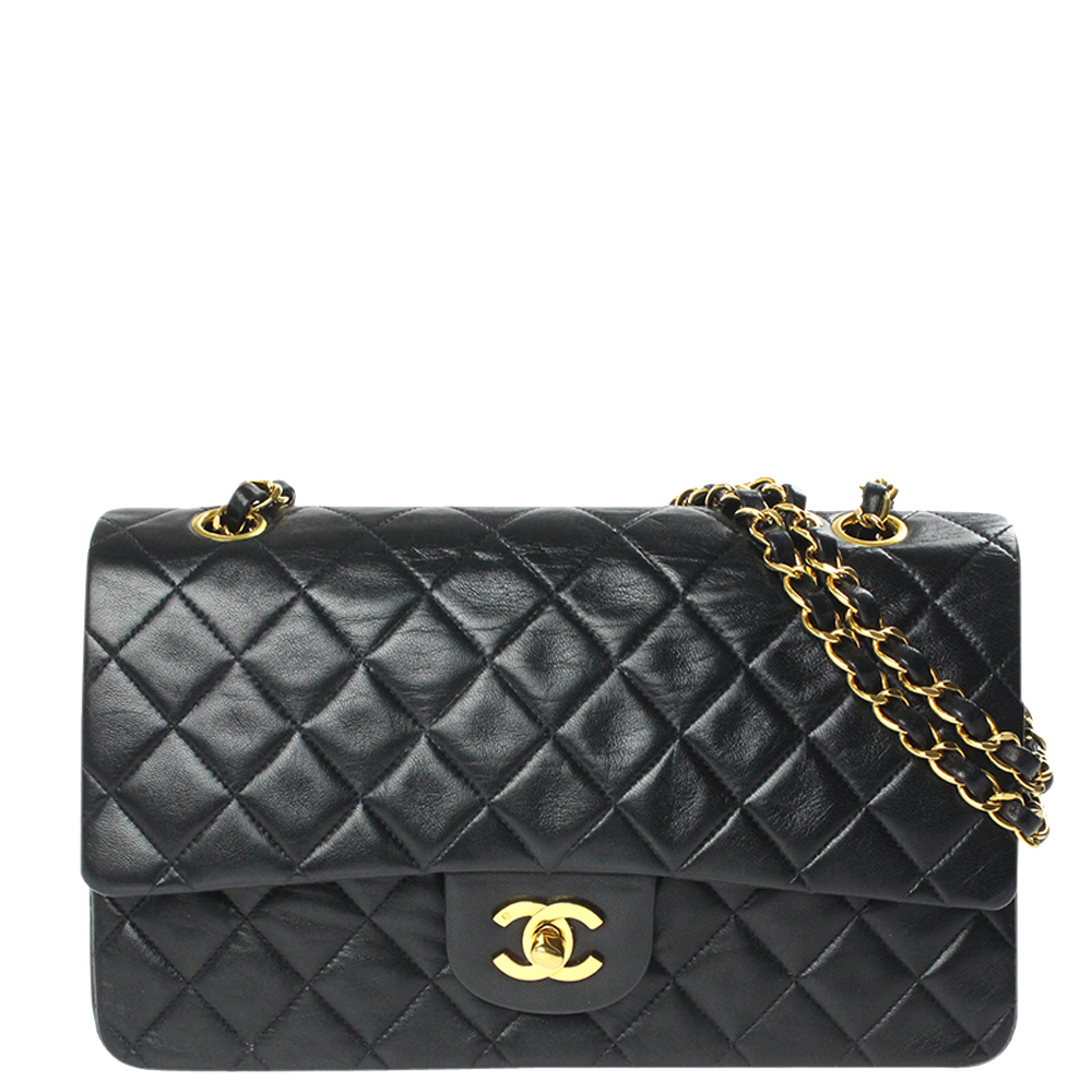 Chanel Black Quilted Leather Classic Flap Bag