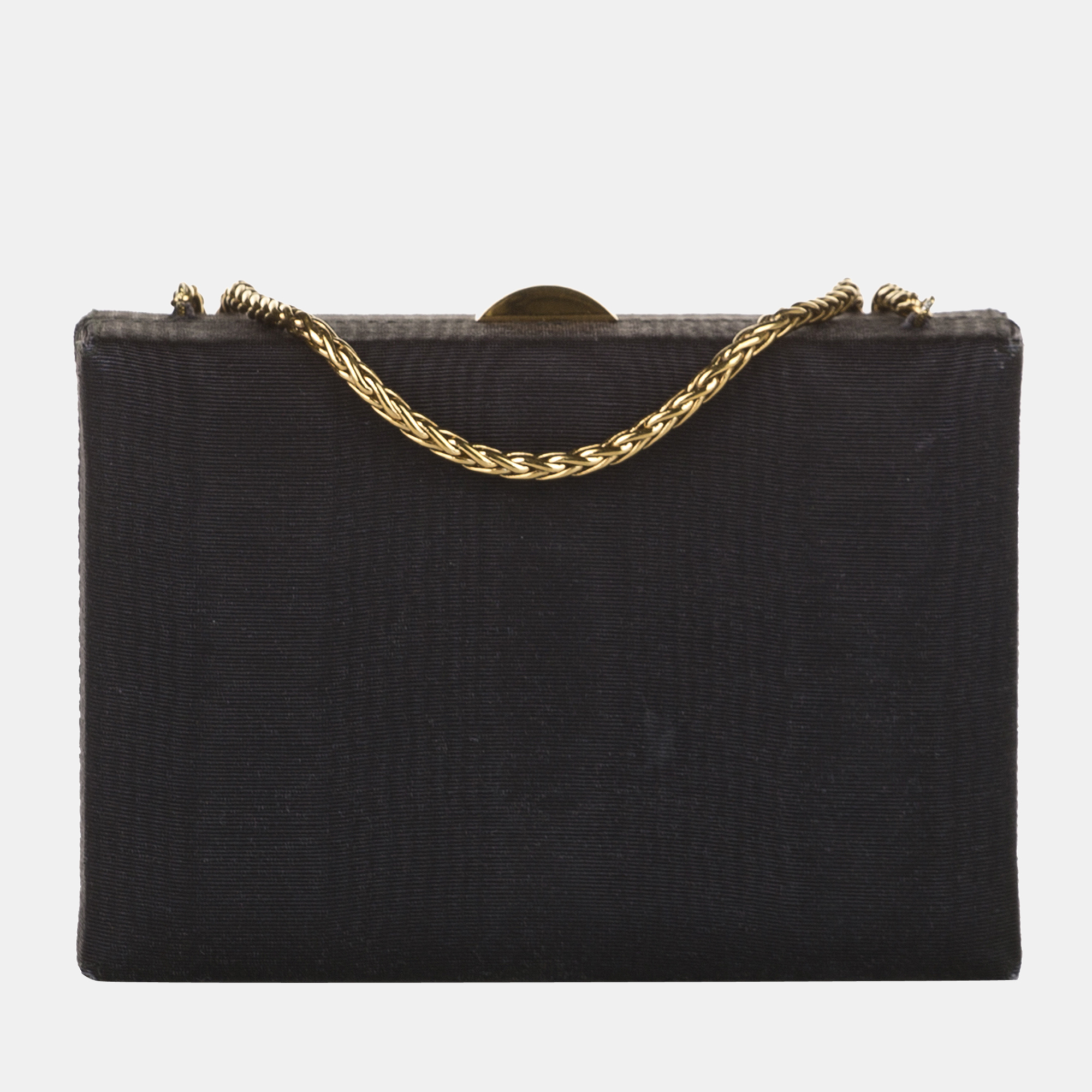 Chanel Black Canvas Crossbody Bag