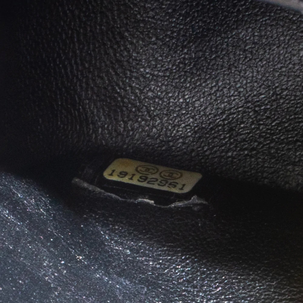 Chanel Black Patent Leather Medium Classic Double Flap Bag