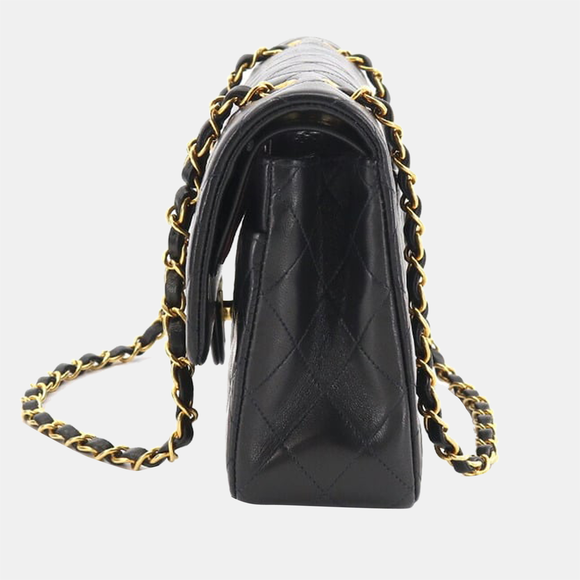Chanel Black Matelasse Leather Classic Double Flap Small Chain Shoulder Bag
Chanel Black Matelasse Leather Classic Double Flap Small Chain Shoulder Bag