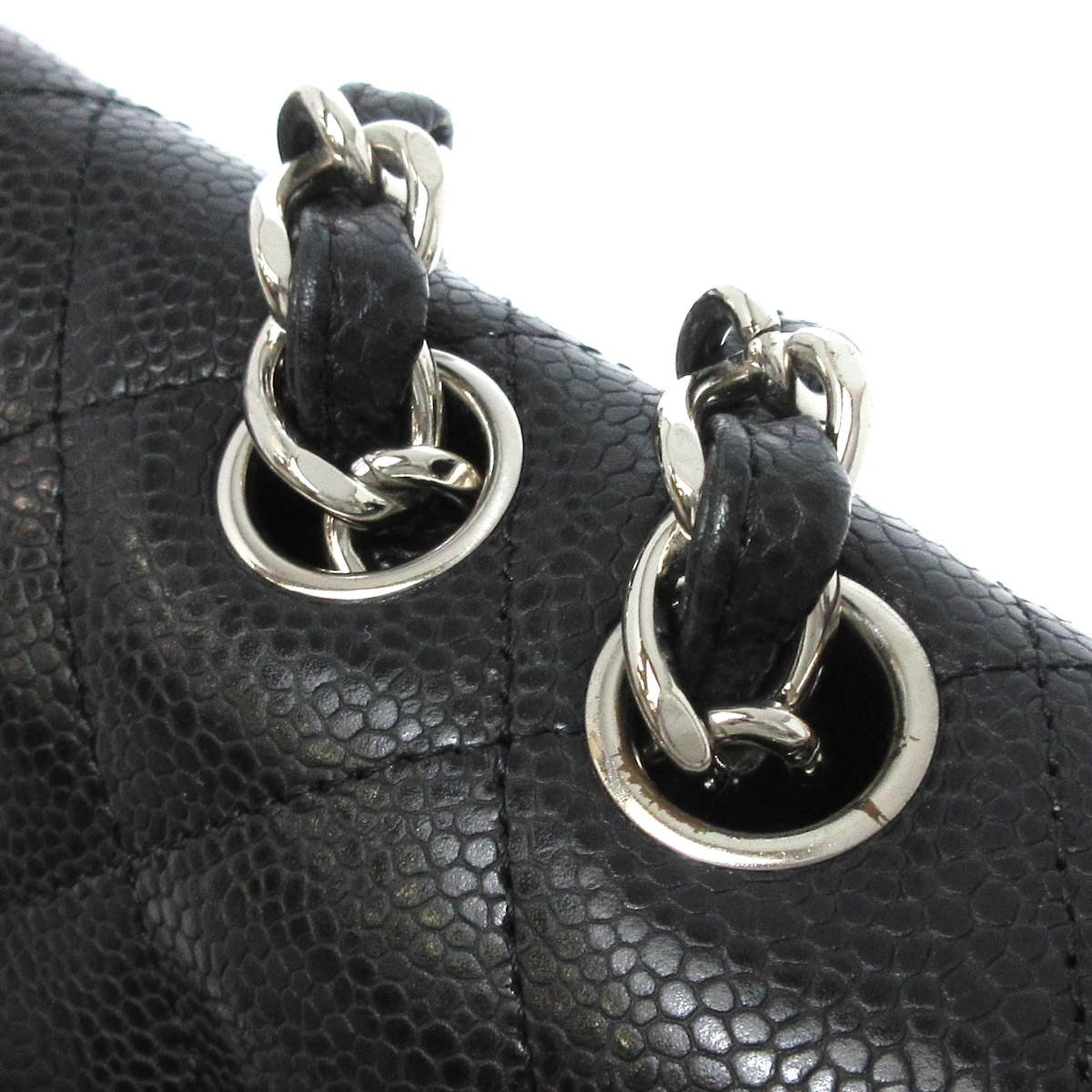 Chanel Black Leather Medium Classic Single Flap Bag