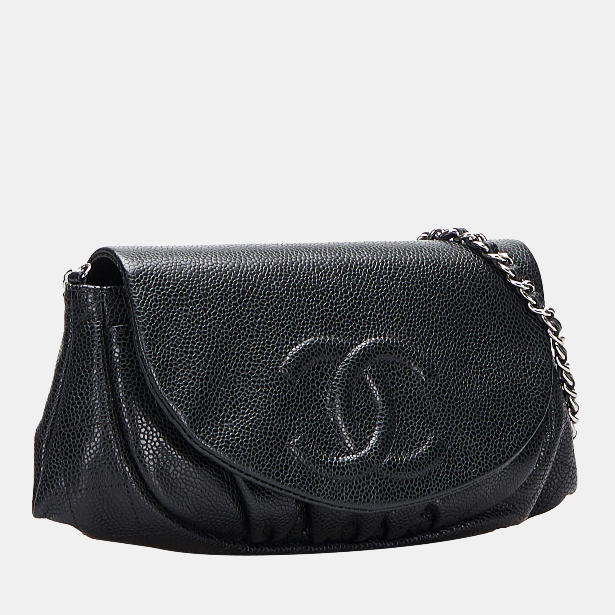 Chanel Black Caviar CC Half Moon Flap
Chanel Black Caviar CC Half Moon Flap