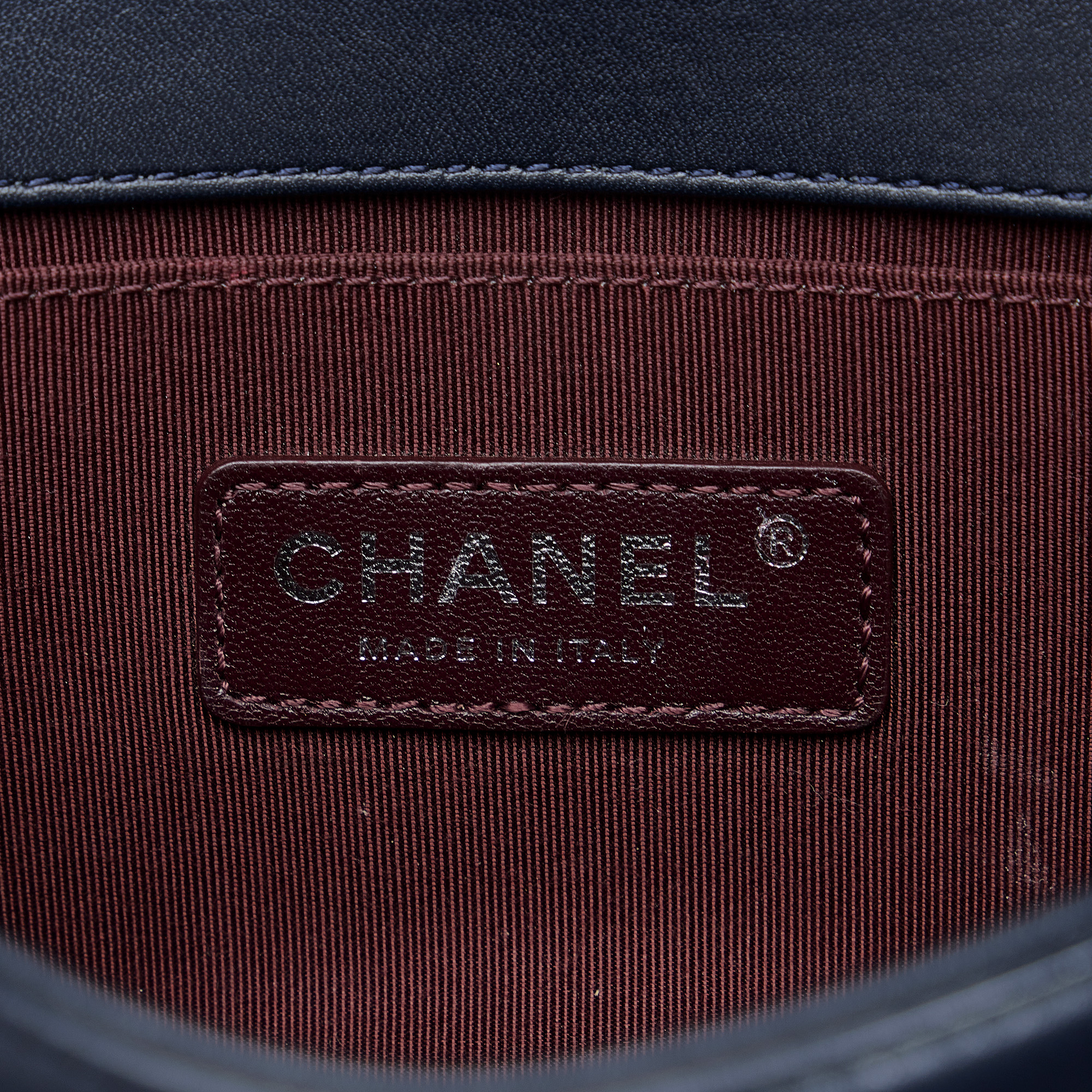Chanel Small Woven Boy Flap Bag