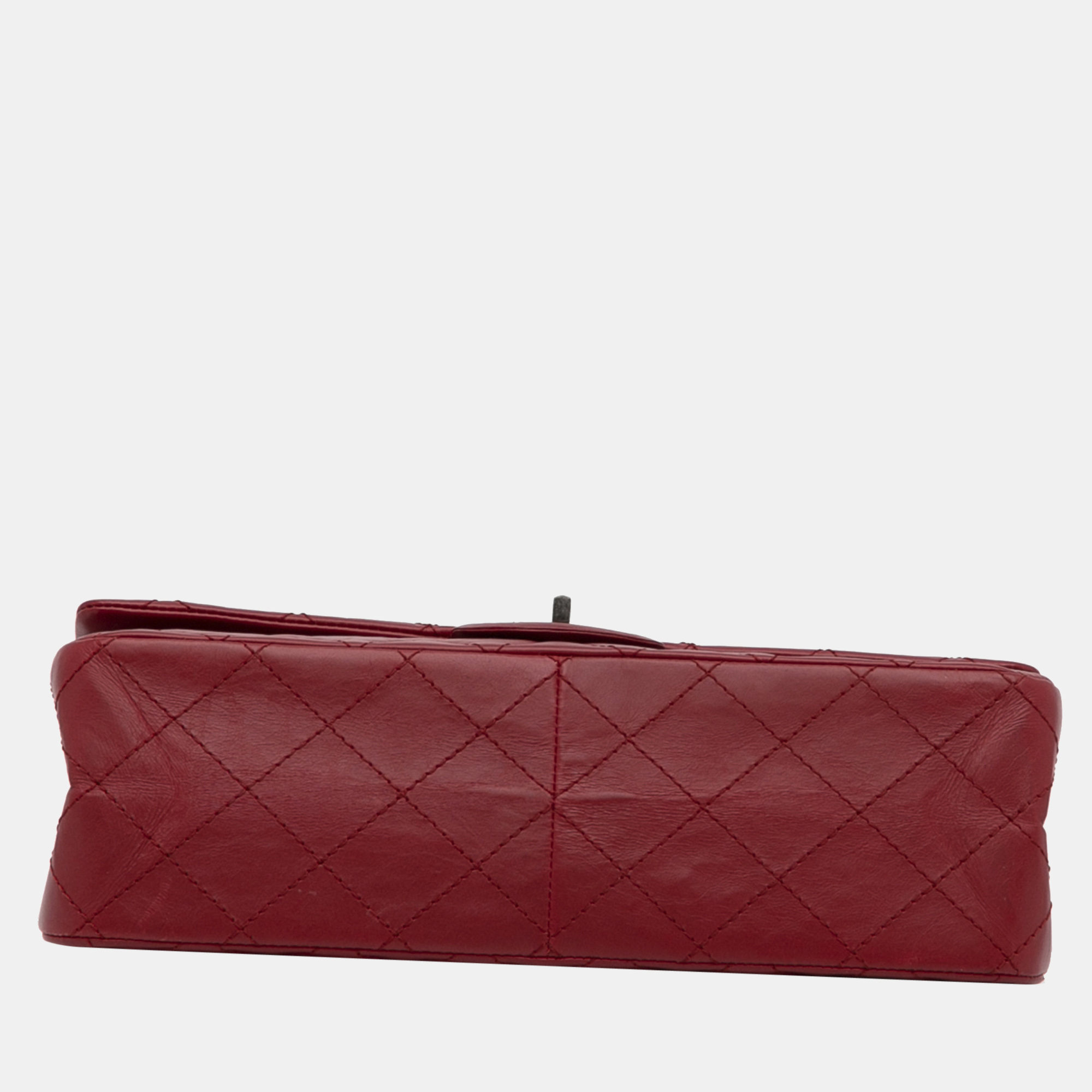 Chanel Red Reissue 2.55 Aged Calfskin Double Flap 227