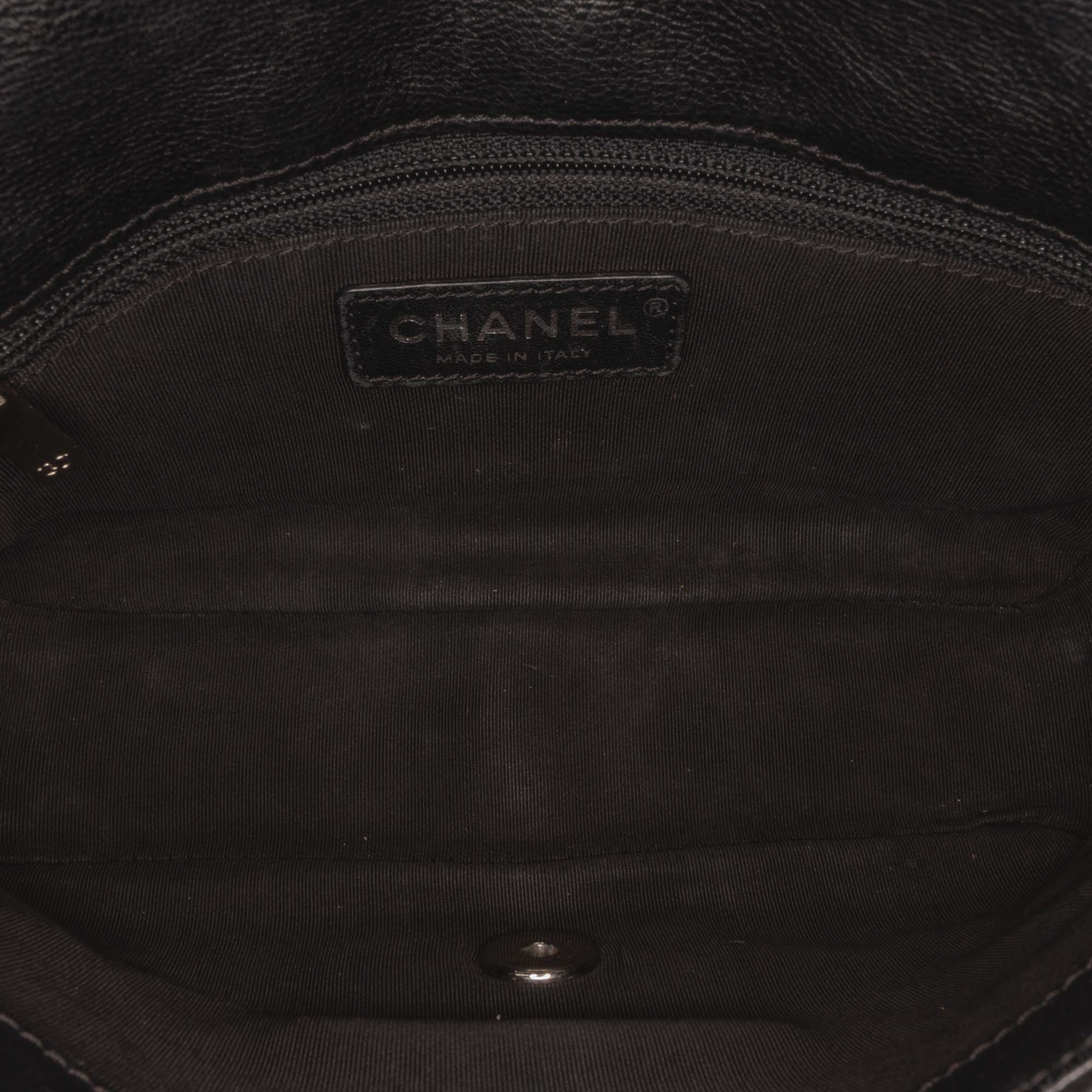 Chanel Black Mini Chevron Stud Wars Flap