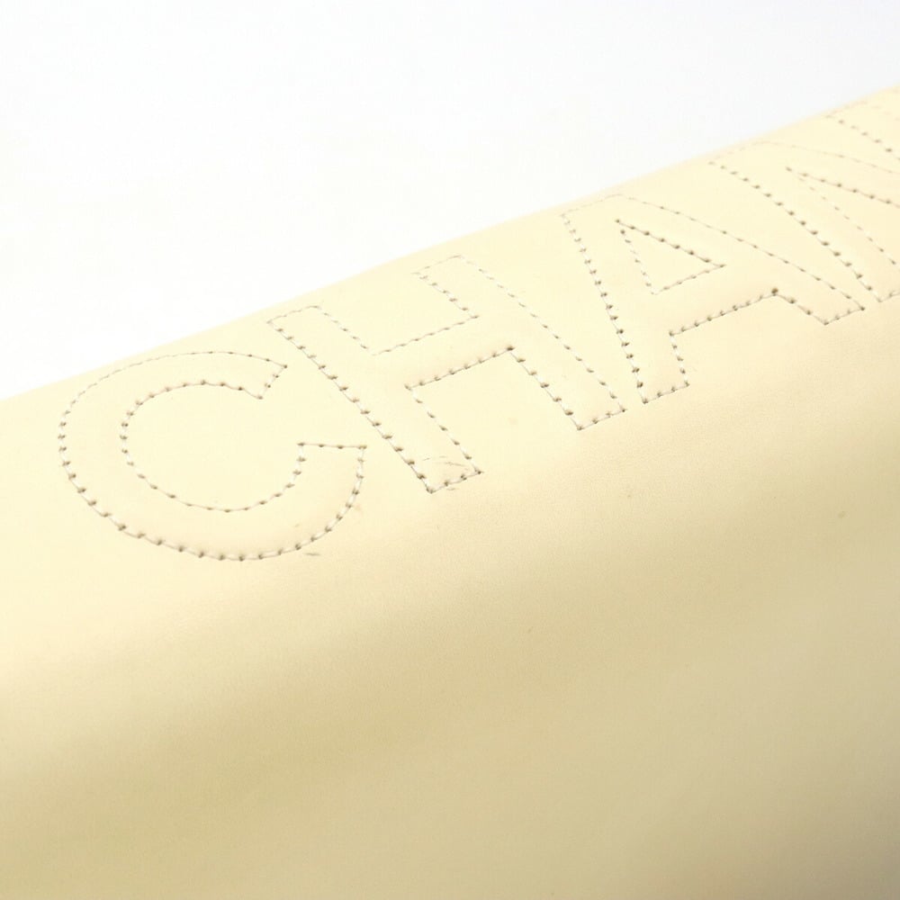 Chanel Cream Leather Original Clasp Boy Shoulder Bag