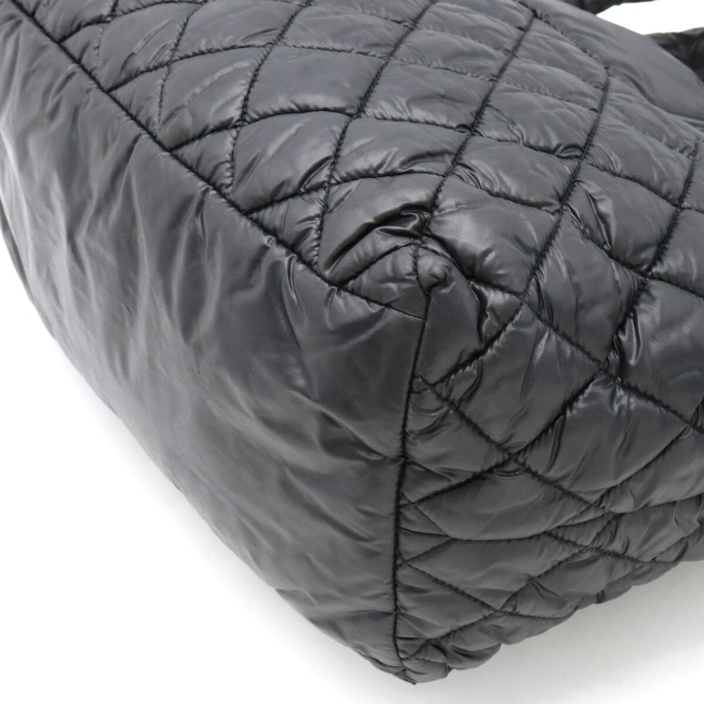 Chanel Black Nylon Small Coco Cocoon Tote Bag