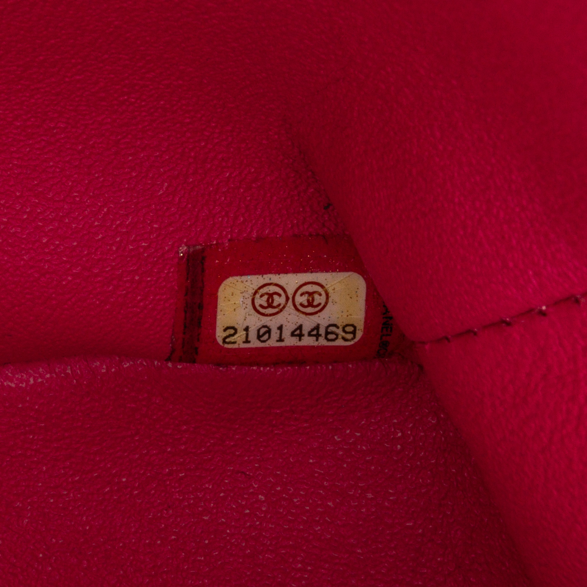Chanel Pink Mini Chevron Classic Flap