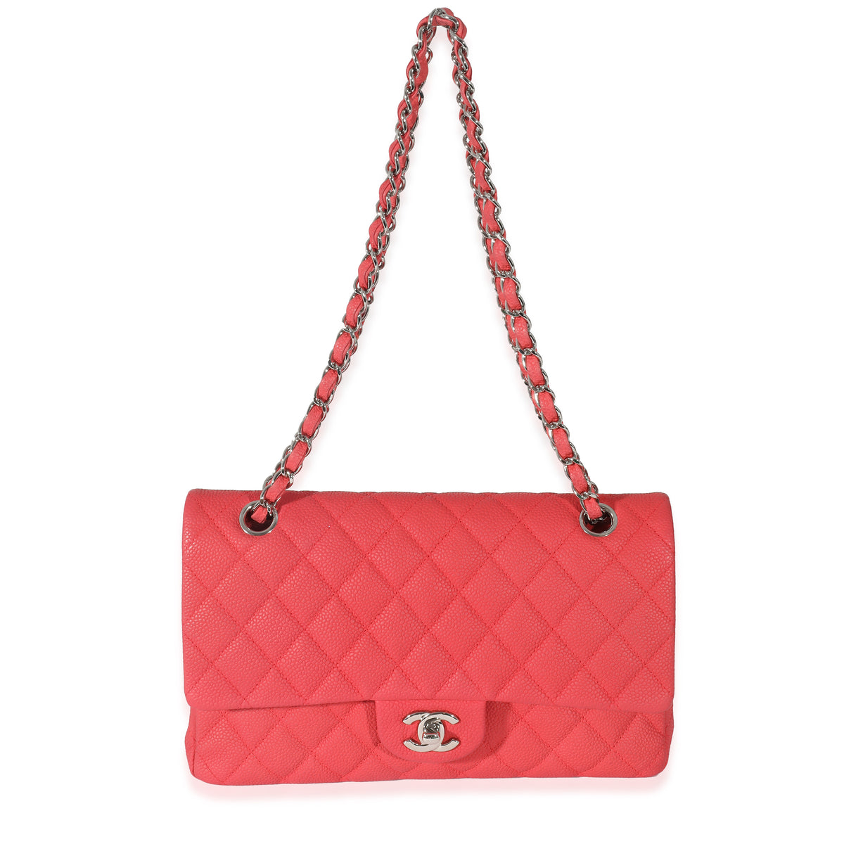 Chanel Red Caviar Medium Classic Double Flap Bag