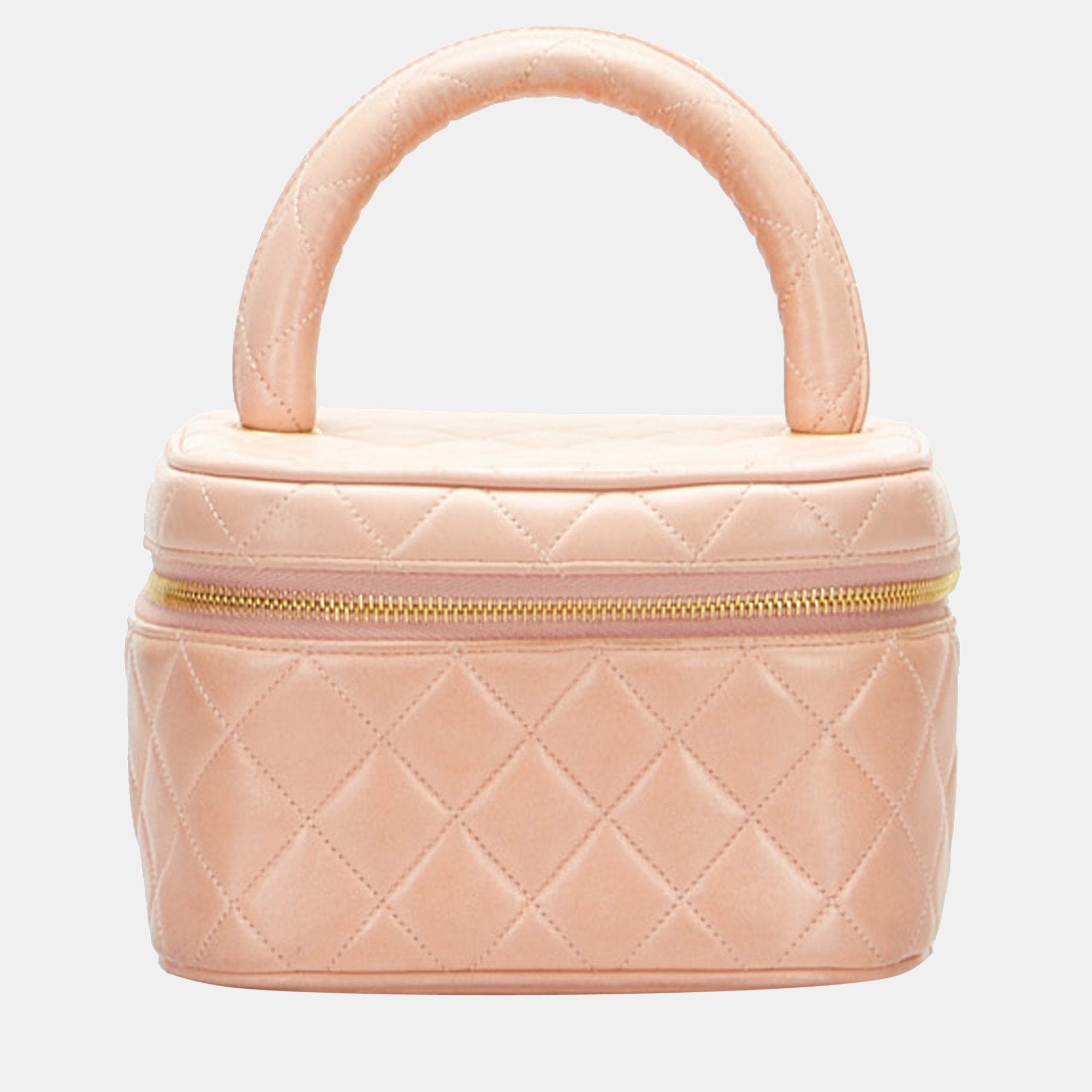 Chanel Pink CC Matelasse Vanity Bag
