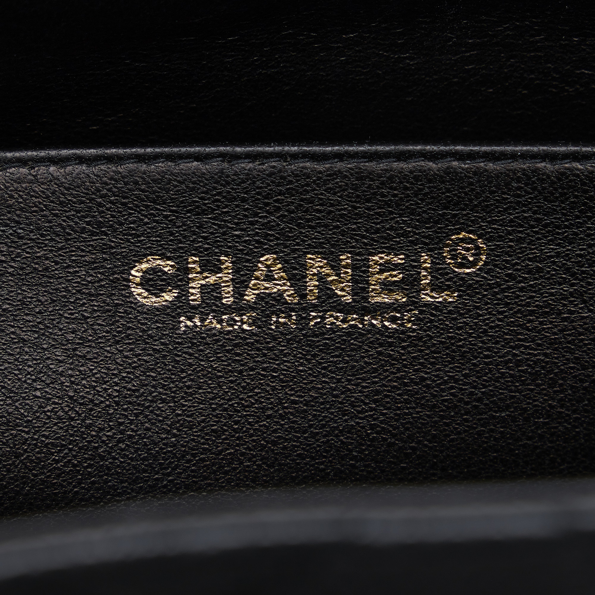 Chanel Black Caviar Kelly Top Handle