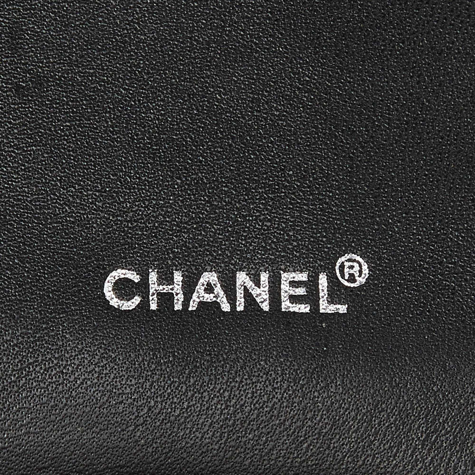 Chanel Black Canvas 31 Rue Cambon Yen Wallet