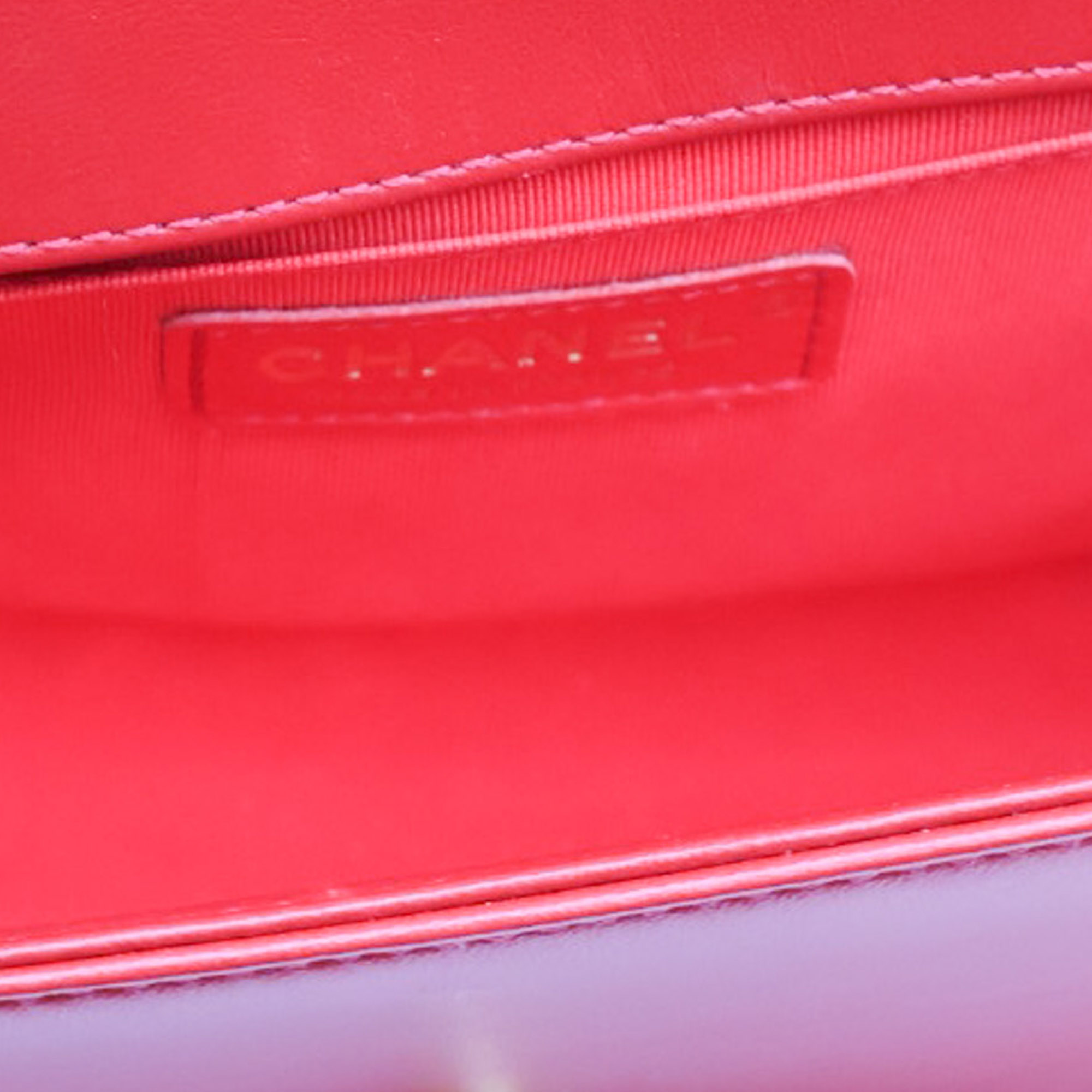 Chanel Red Medium Boy Flap Bag