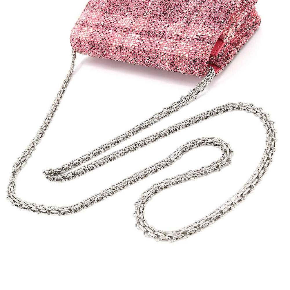 Chanel Multi Tweed Leather Reissue 2.55 Wallet On Chain