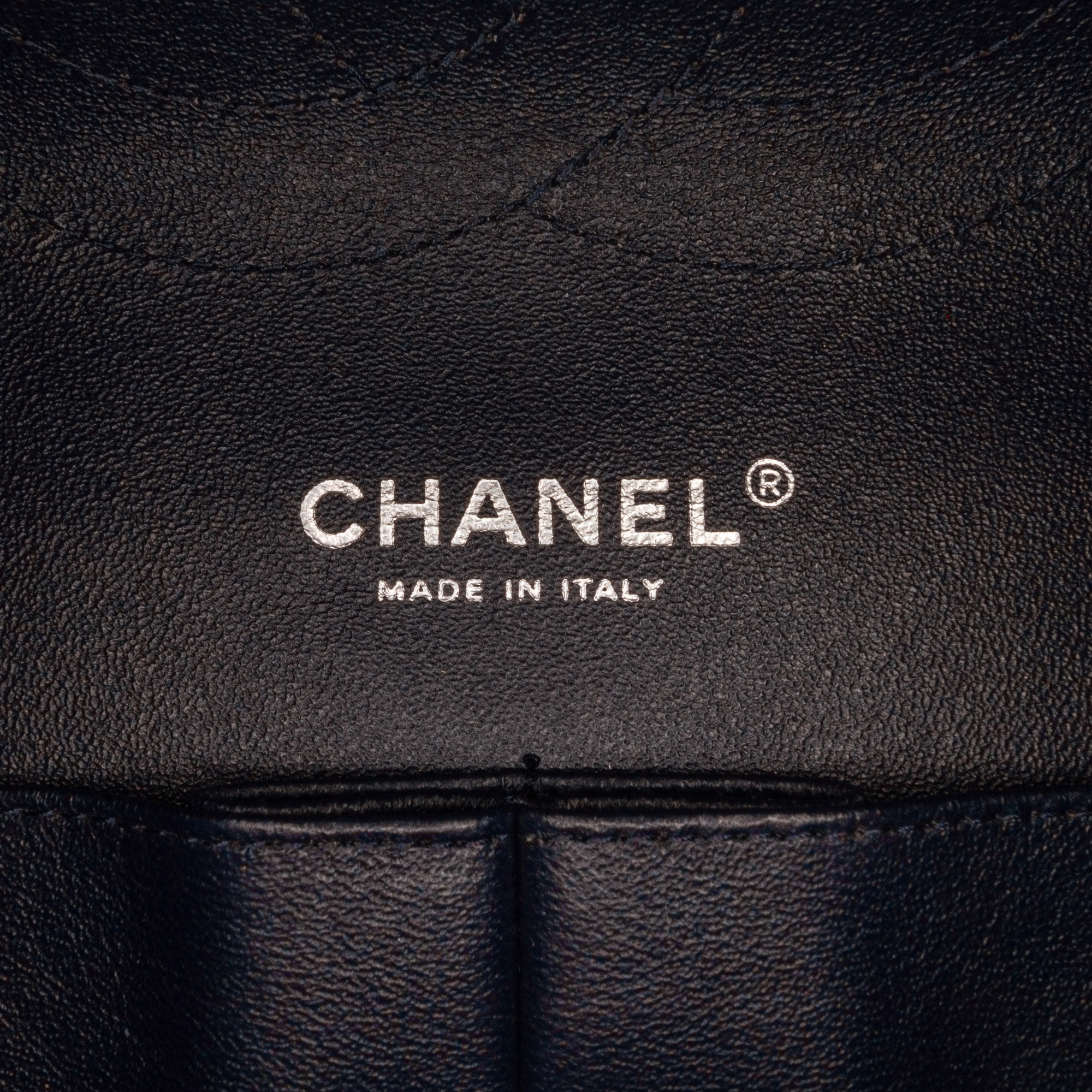 Chanel Blue Jumbo Classic Caviar Double Flap