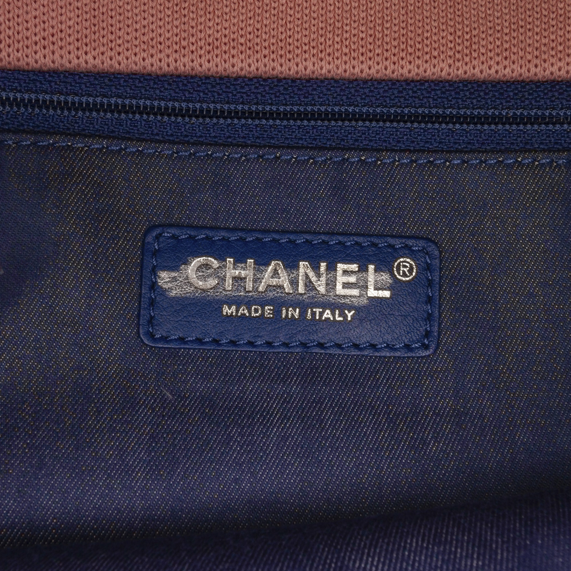 Chanel Multicolor Jumbo Jersey Felt And Rope Flap