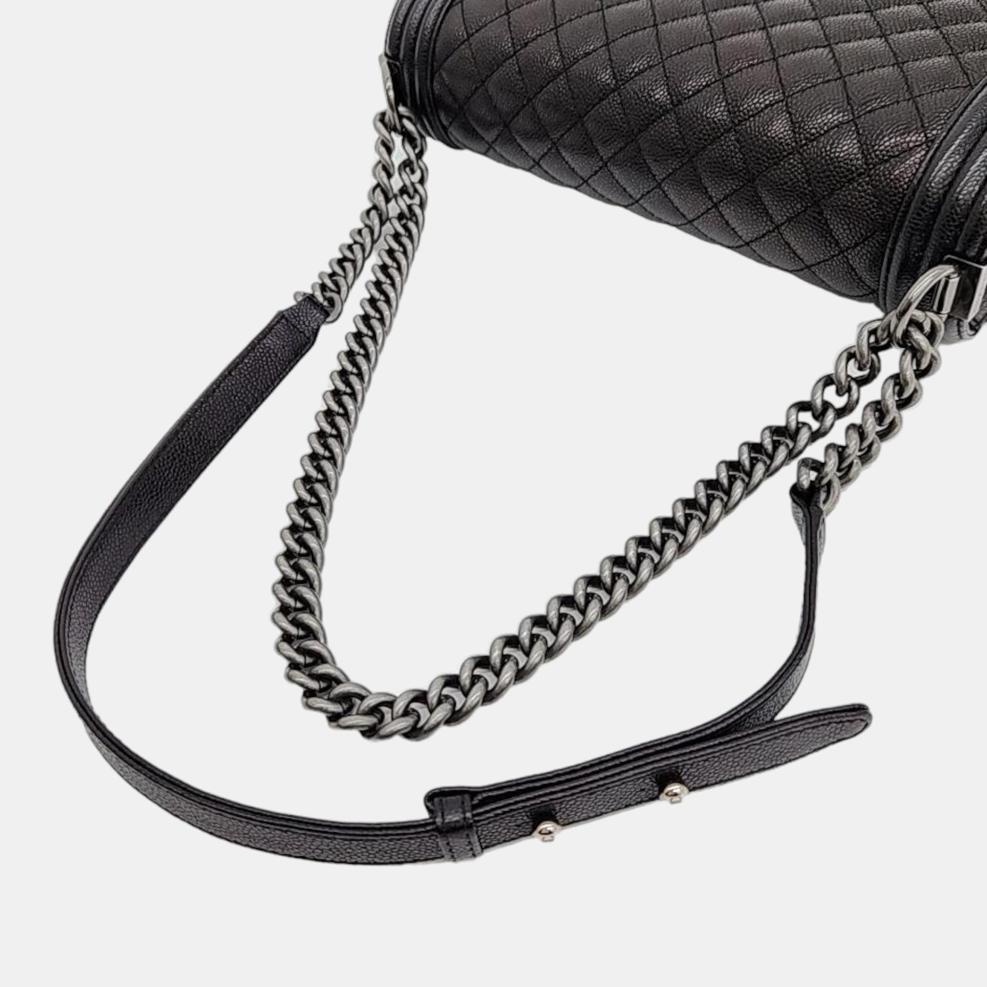 Chanel Caviar Boy Bag New Medium