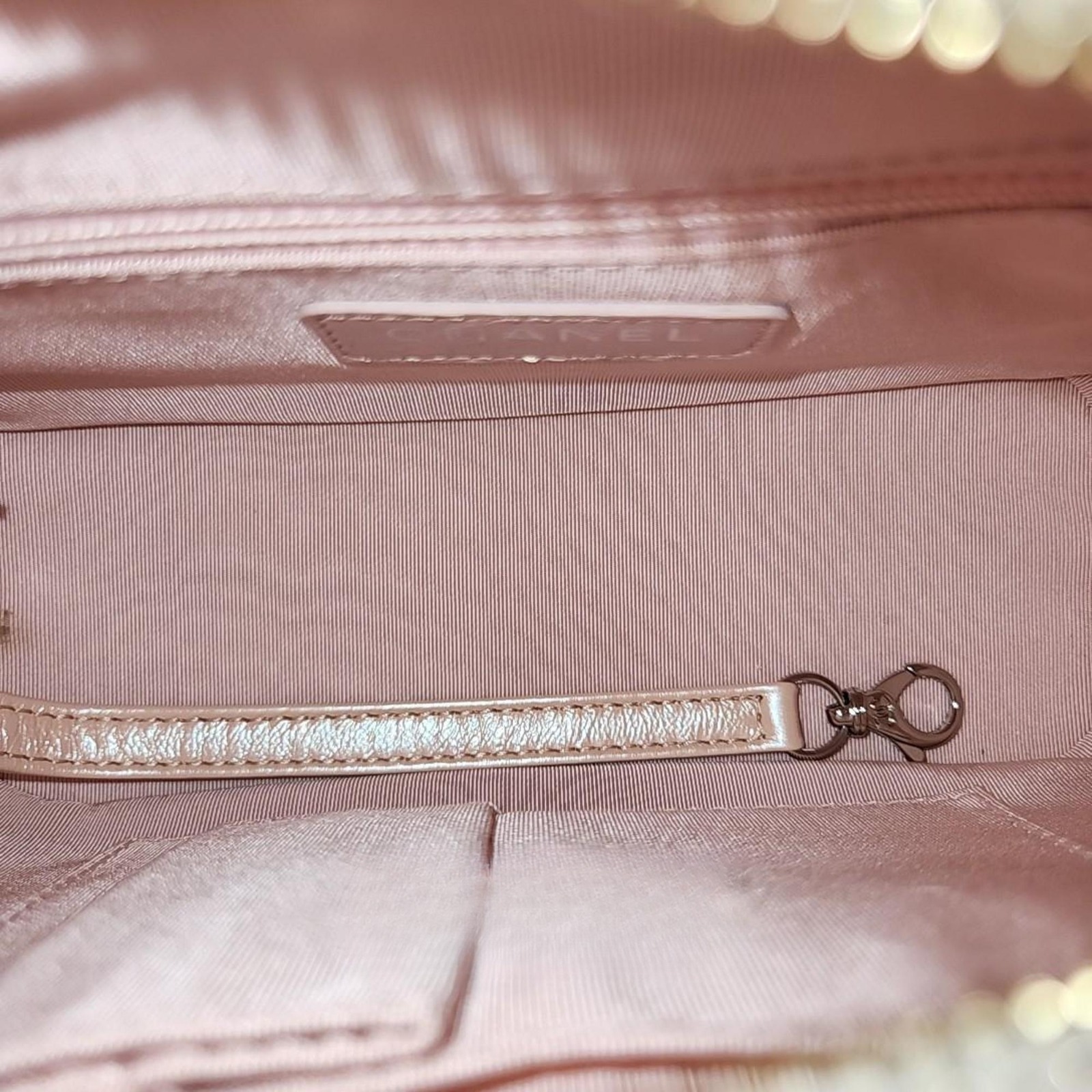 Chanel Pink Leather Gabrielle Small Hobo Bag