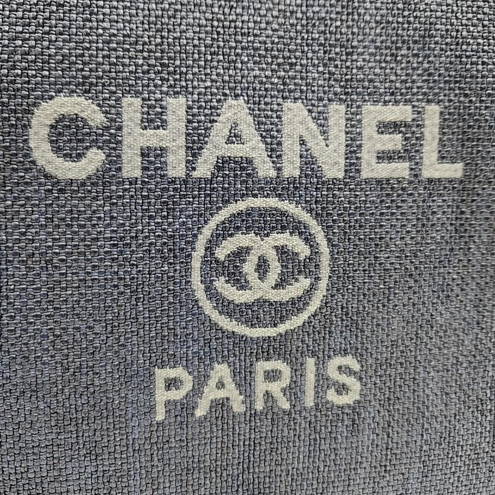 Chanel Blue Denim Large Clutch