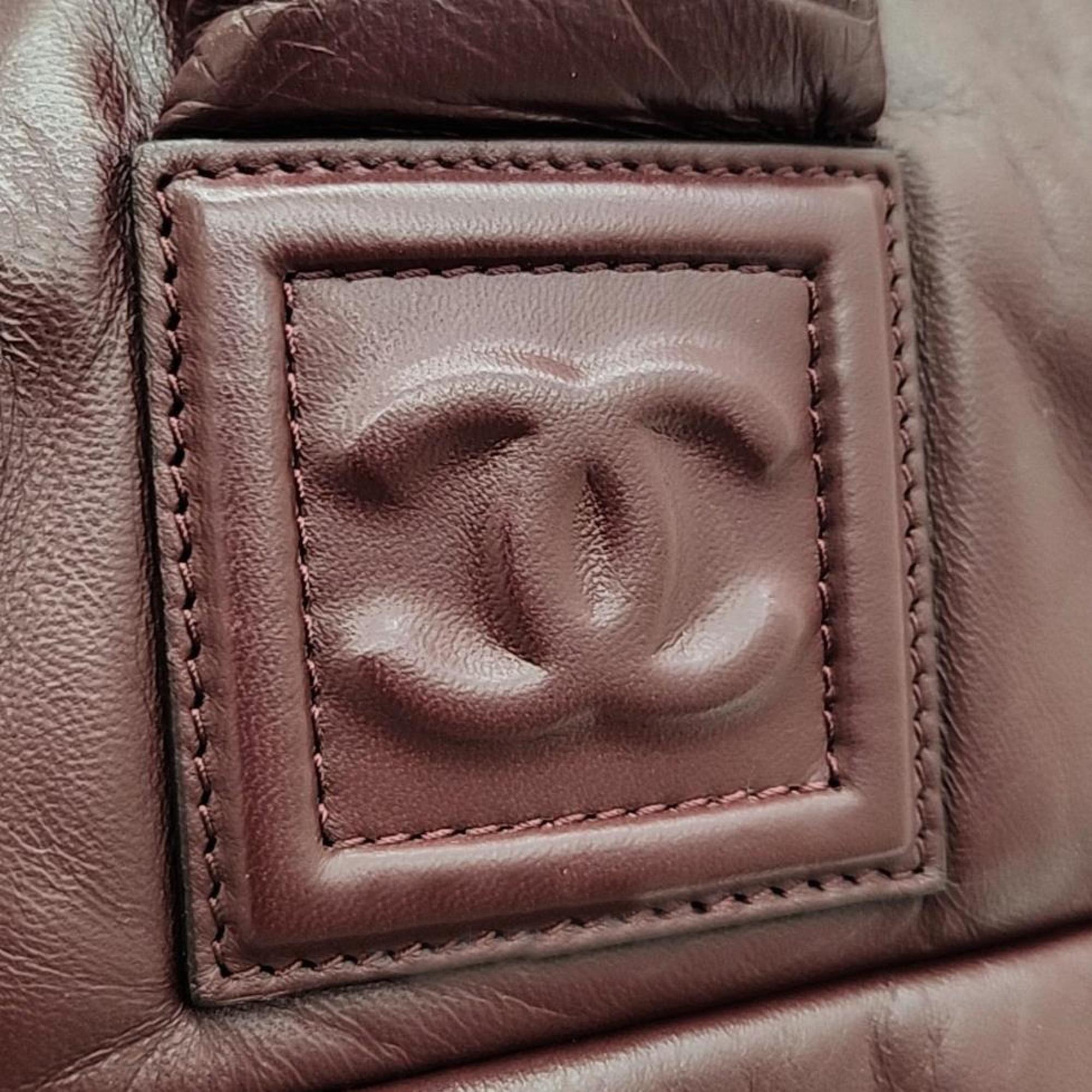 Chanel Brown Leather Coco Cocoon Bag