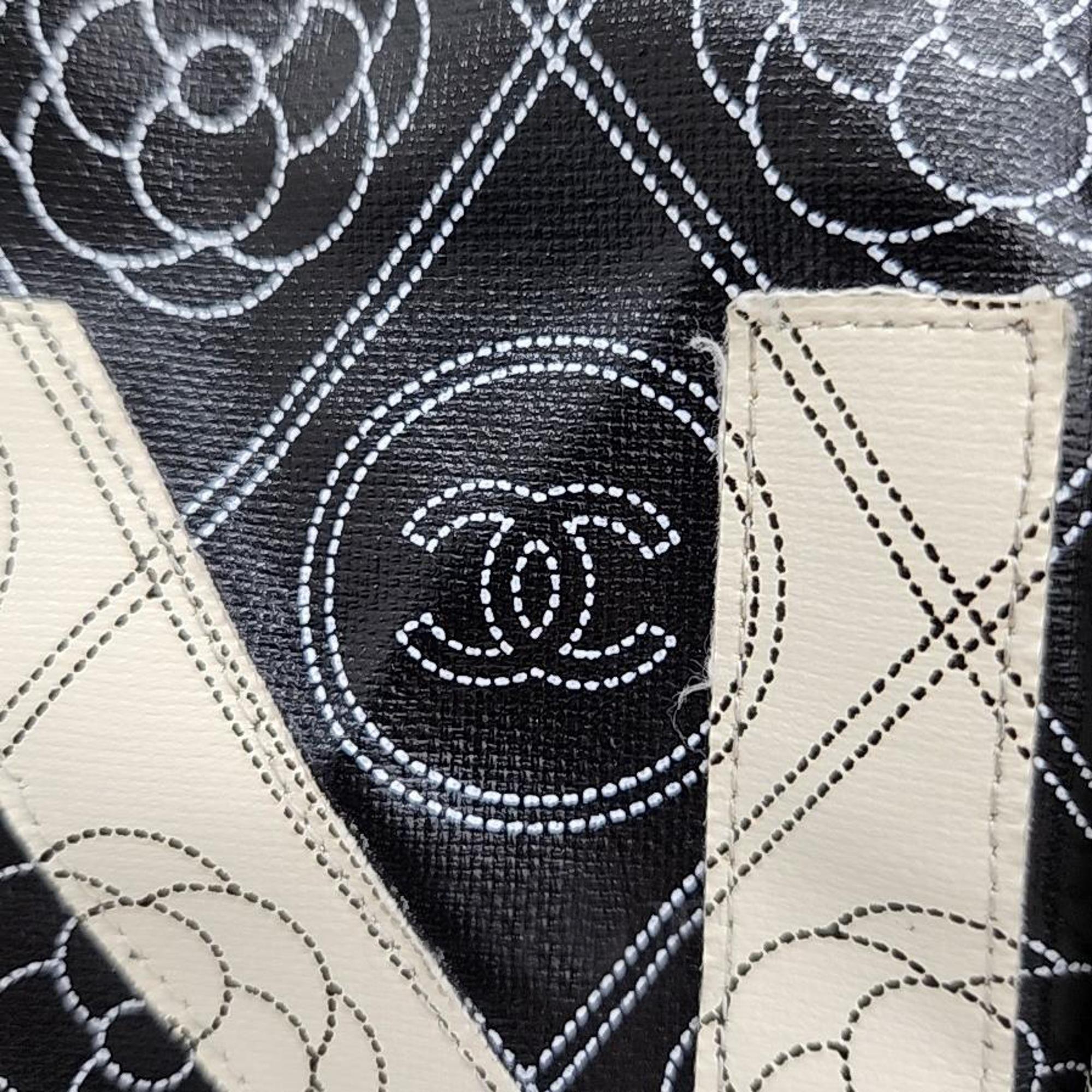 Chanel Black Leather Maxi Camellia Shoulder Bag