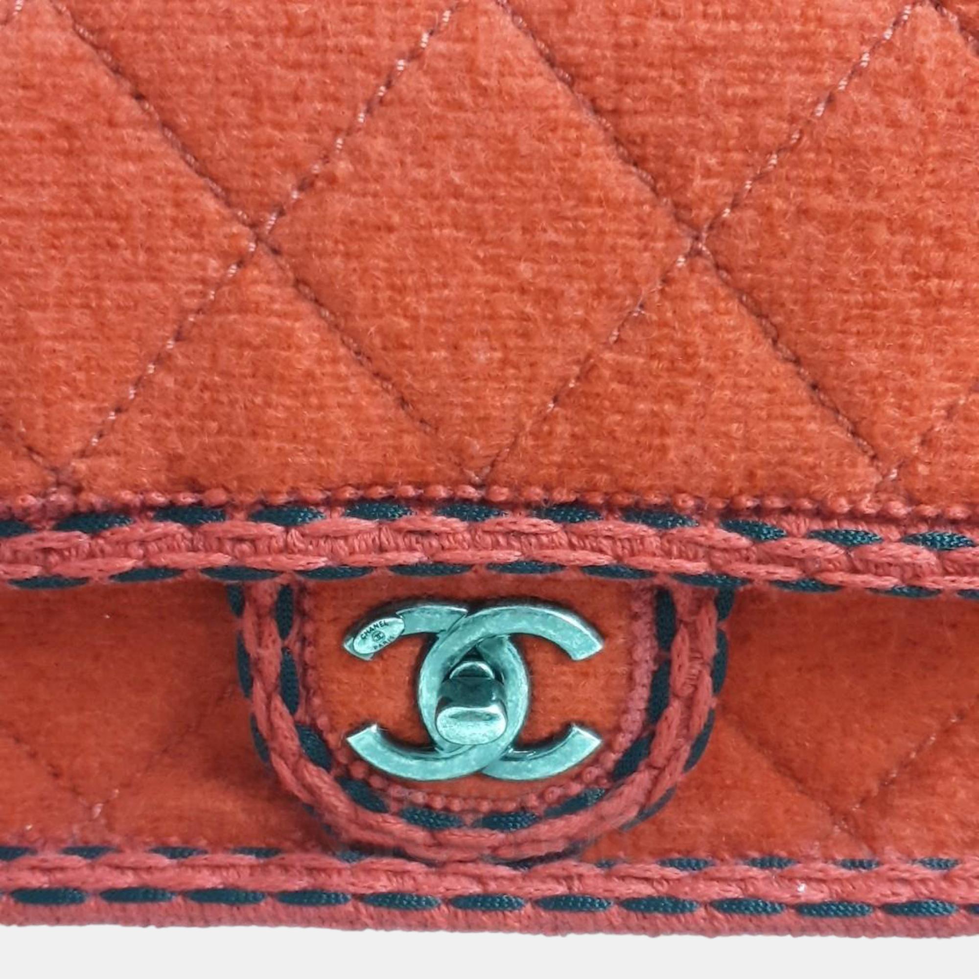 Chanel Red Wool Paris-Salzburg Mini Flap Bag