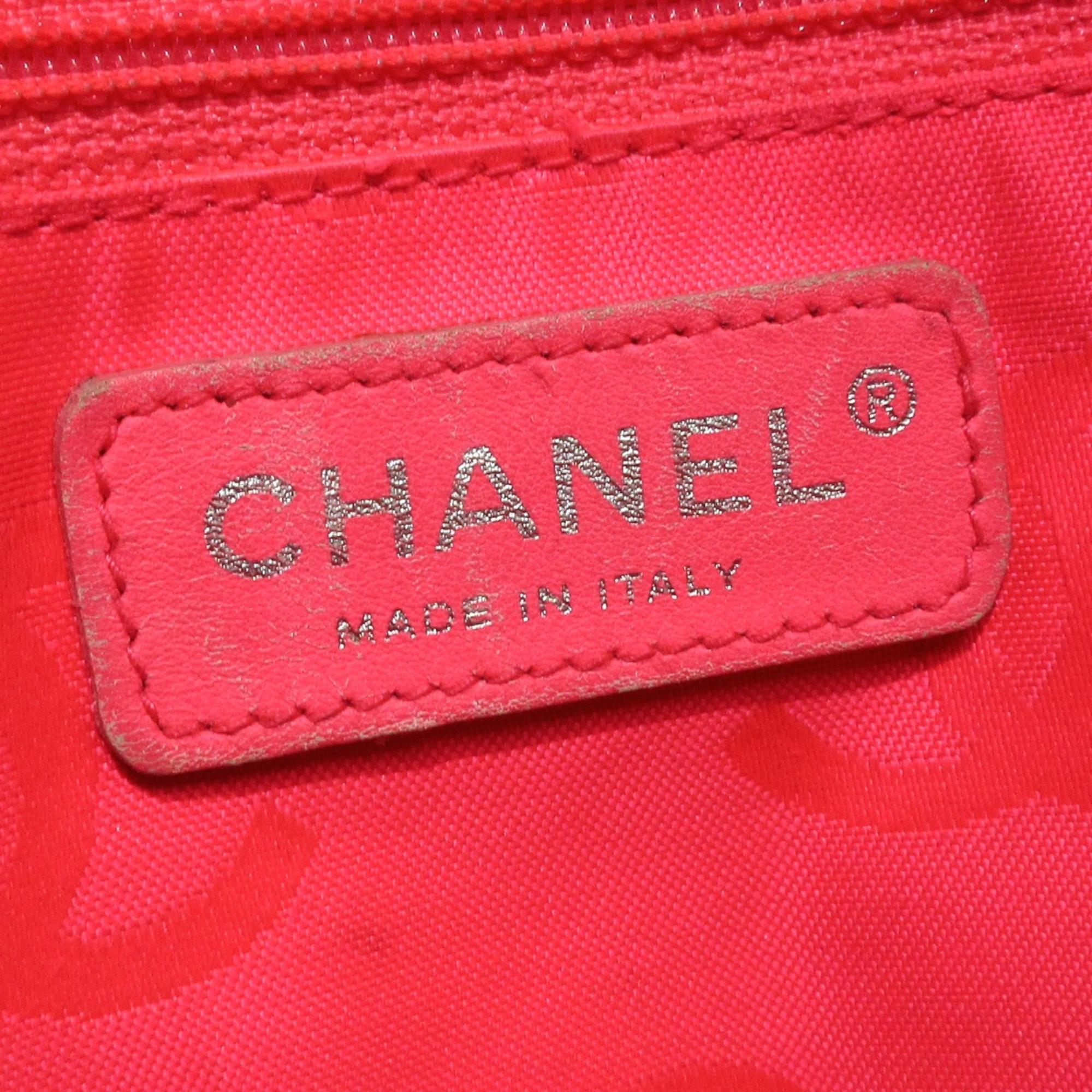 Chanel Black Leather CC Cambon Ligne Tote Bag