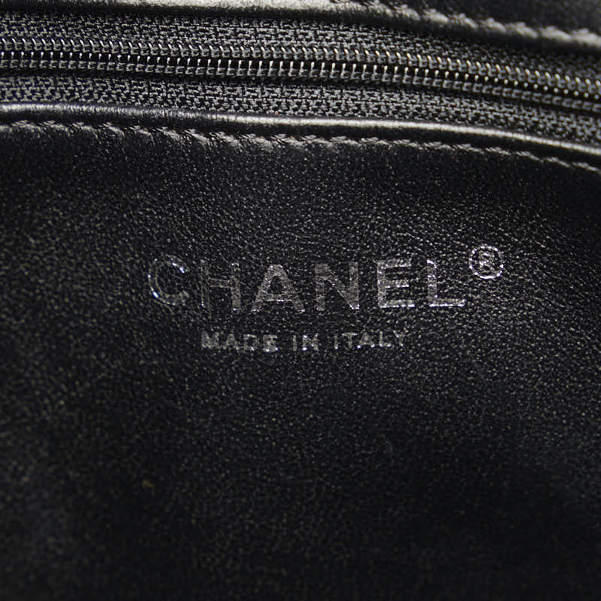 Chanel Black Caviar Leather CC Medallion Tote