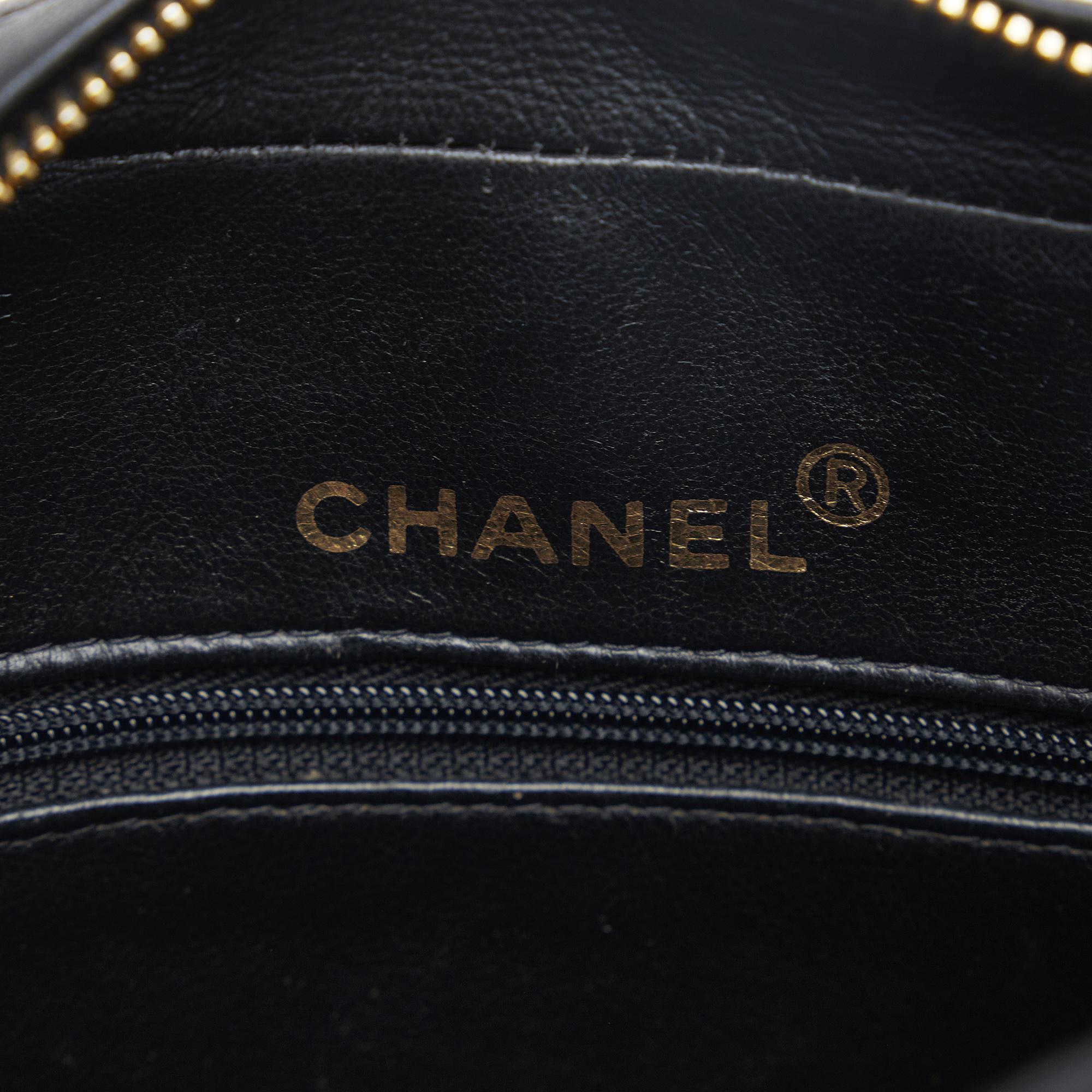 Chanel Black CC Matelasse Tassel Camera Bag