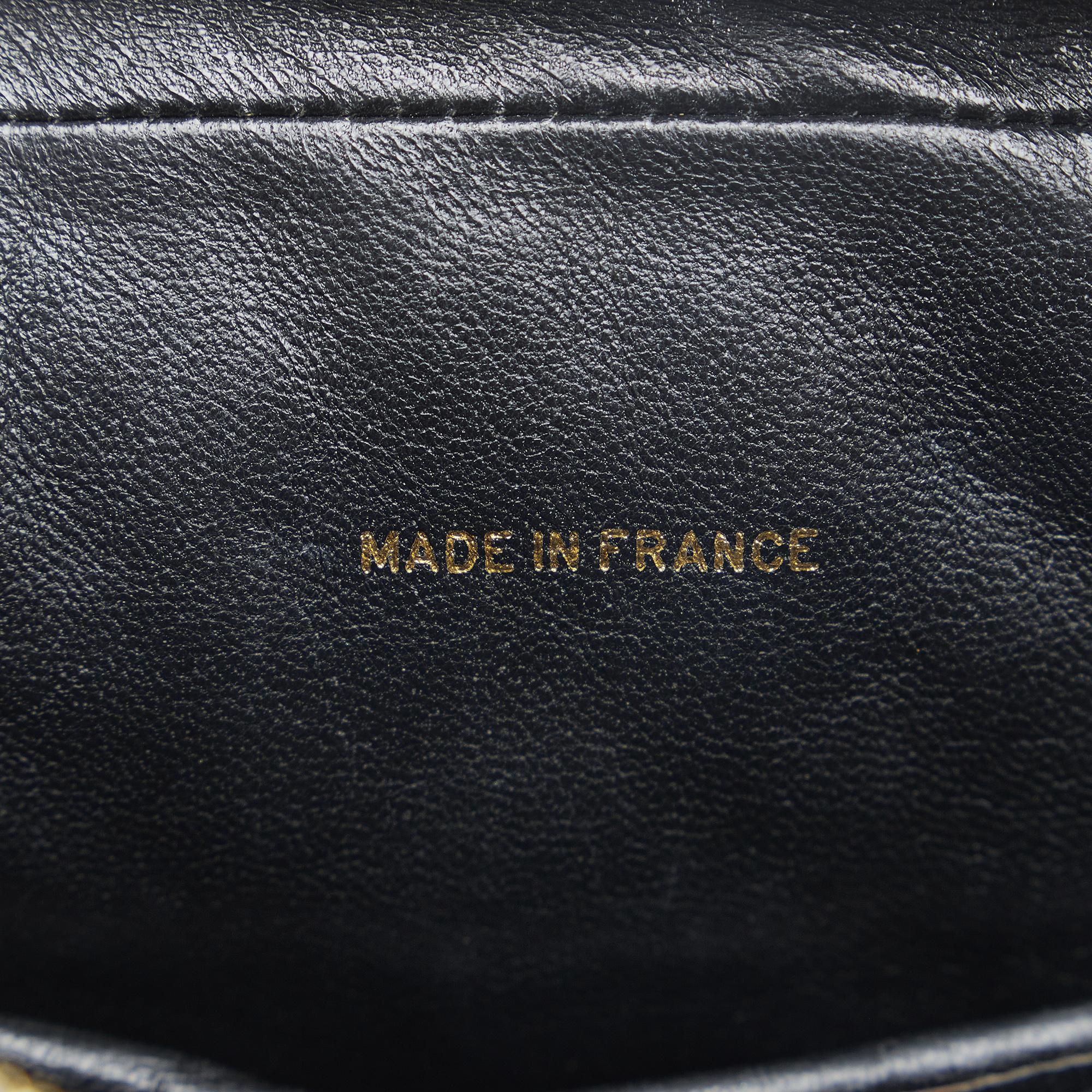Chanel Black CC Matelasse Tassel Camera Bag