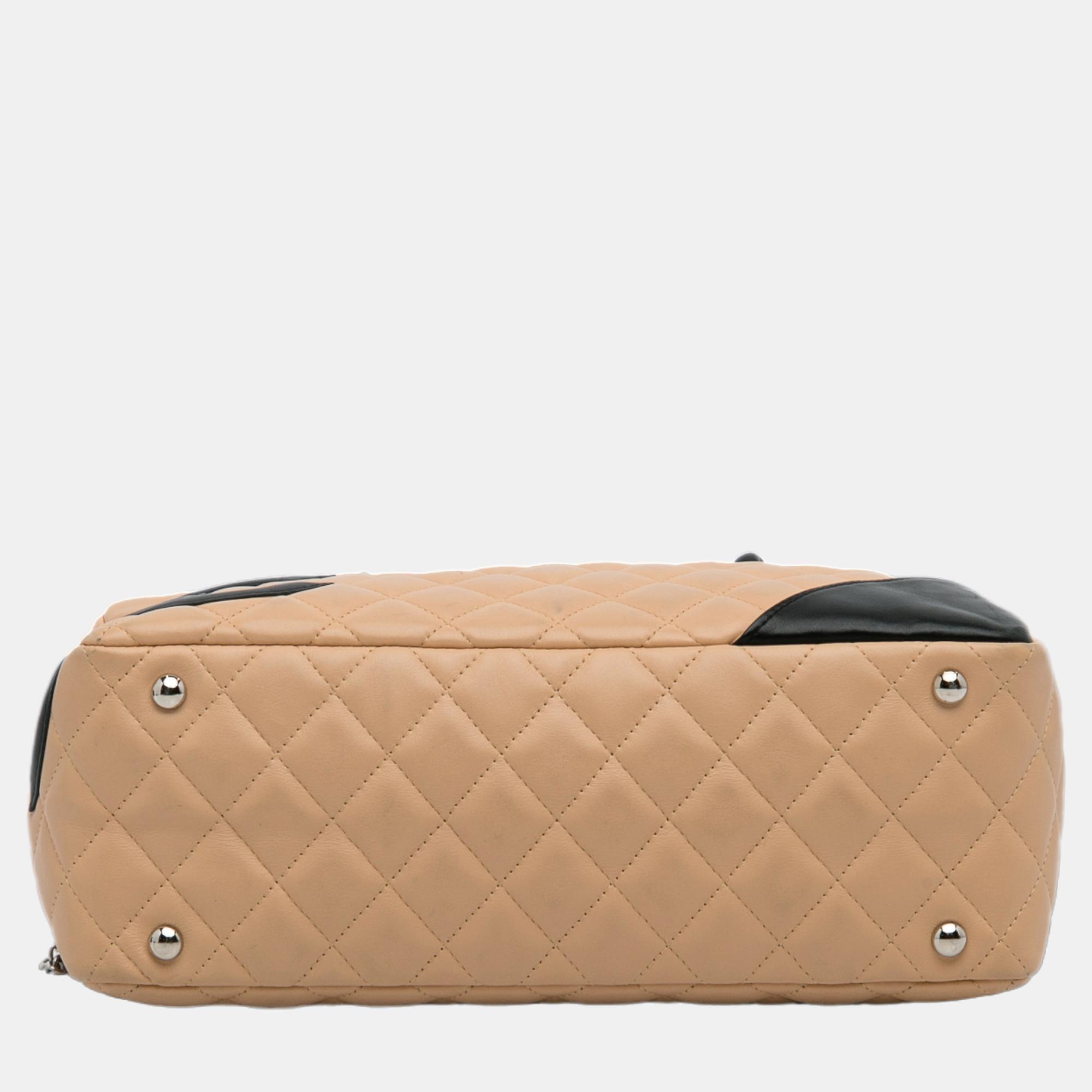 Chanel Brown Cambon Ligne Shoulder Bag