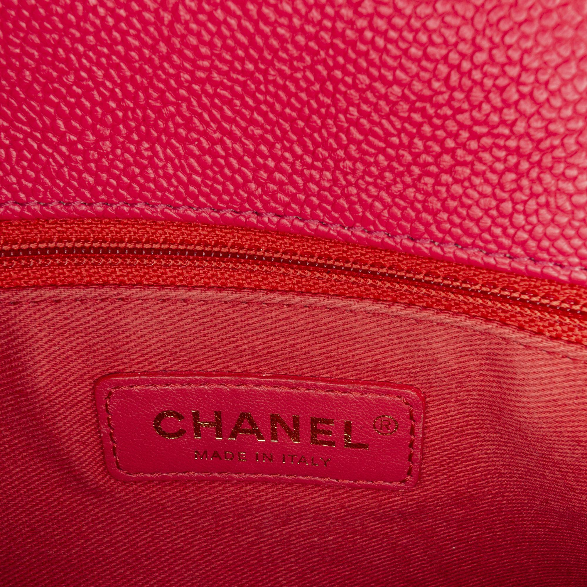 Chanel Pink Medium Calfskin Cuba Flap