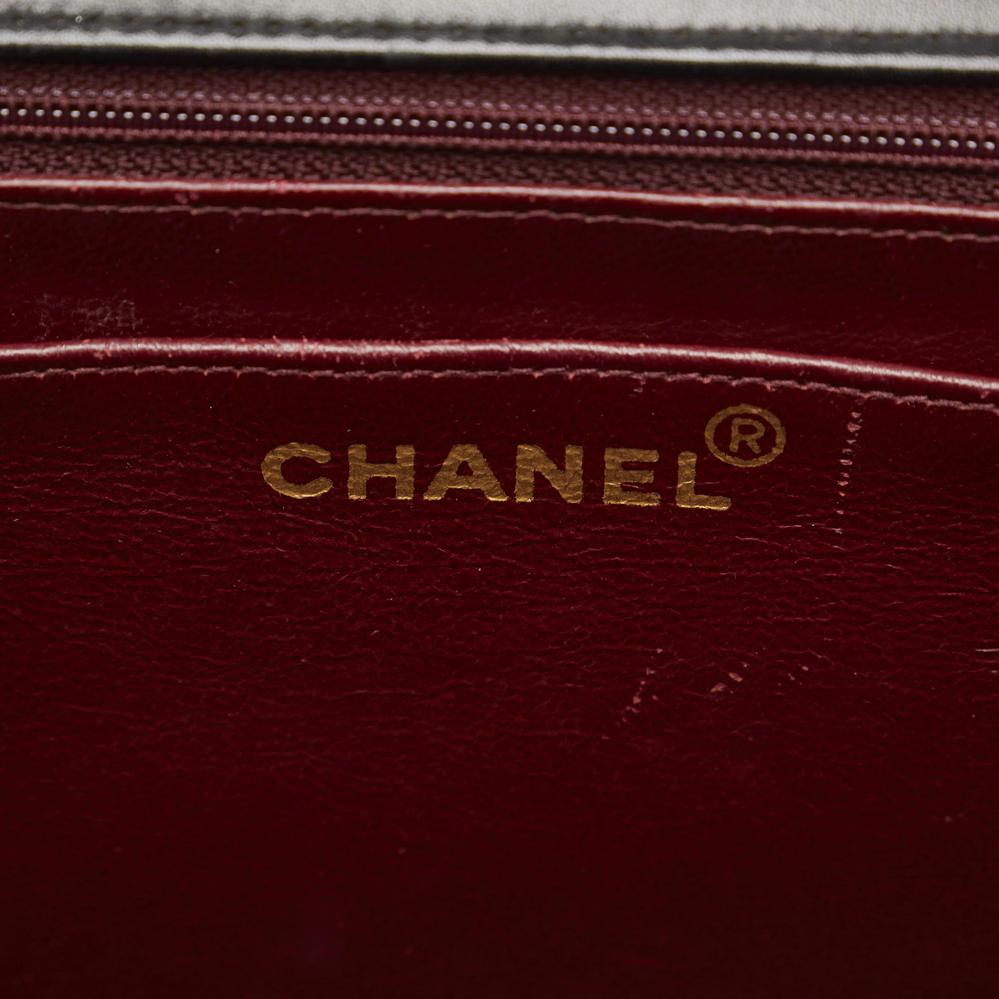 Chanel Black Maxi XL Classic Lambskin Single Flap