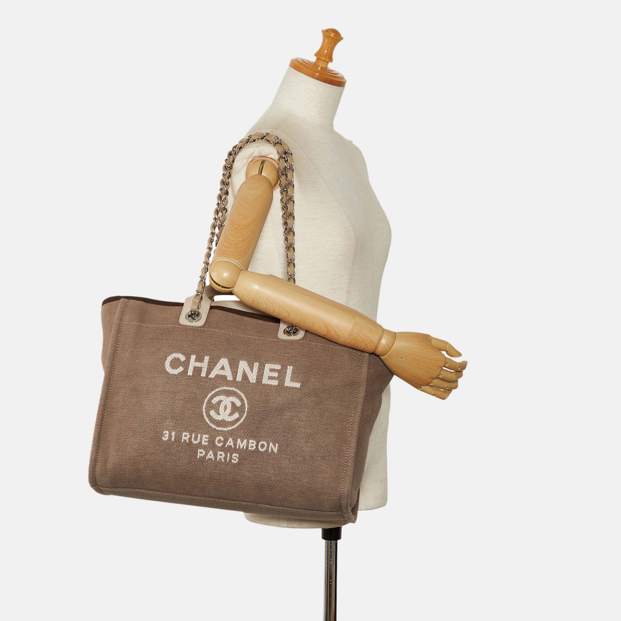 Chanel Large Deauville Shopping Tote