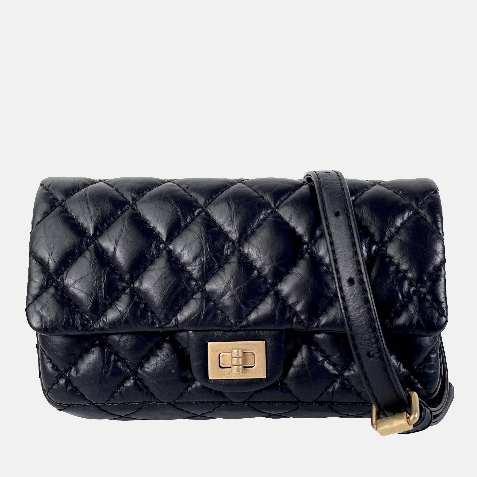 Chanel Aged Calfskin Quilted 2.55 Reissue Belt Bag