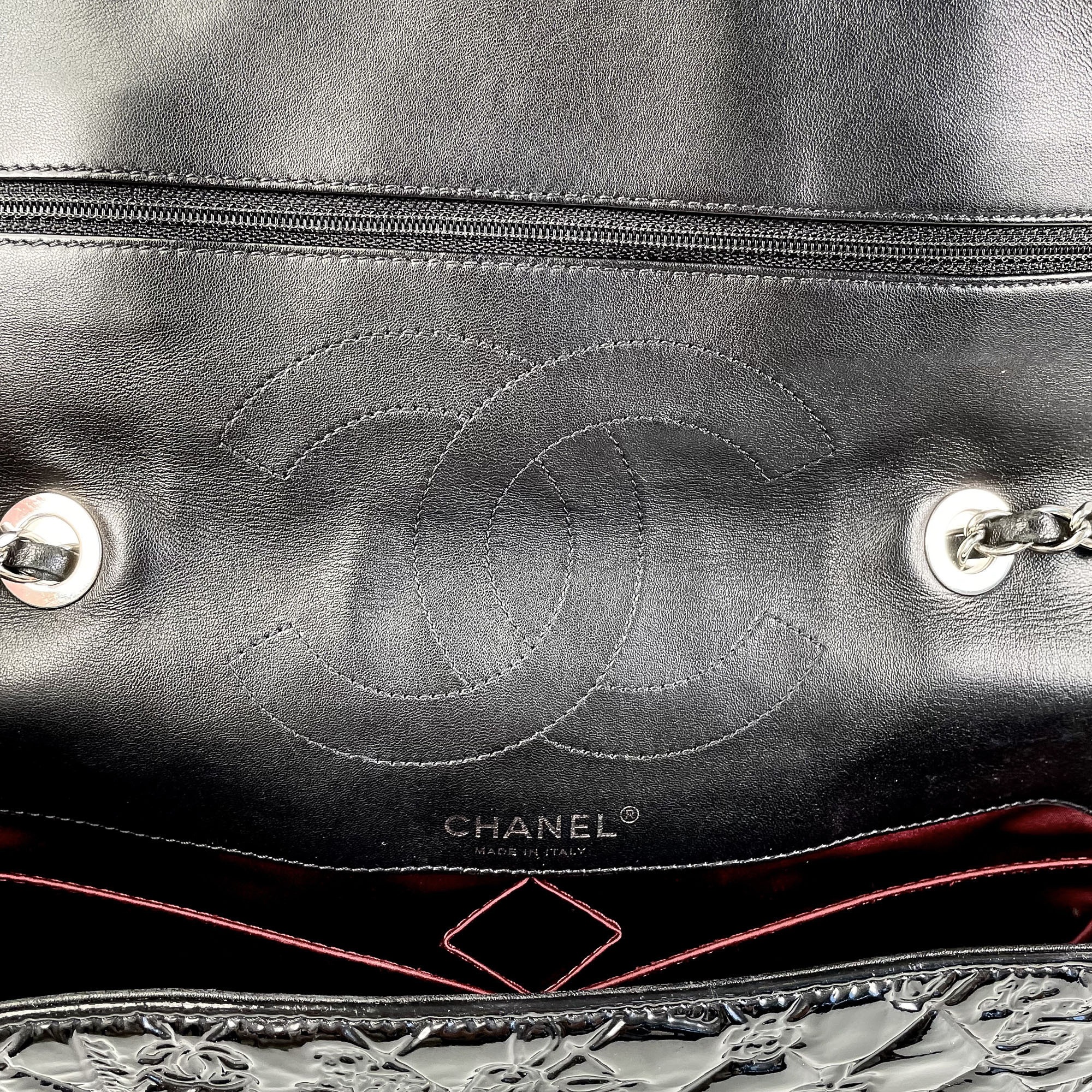 Chanel Jumbo Patent Lucky Symbols Flap