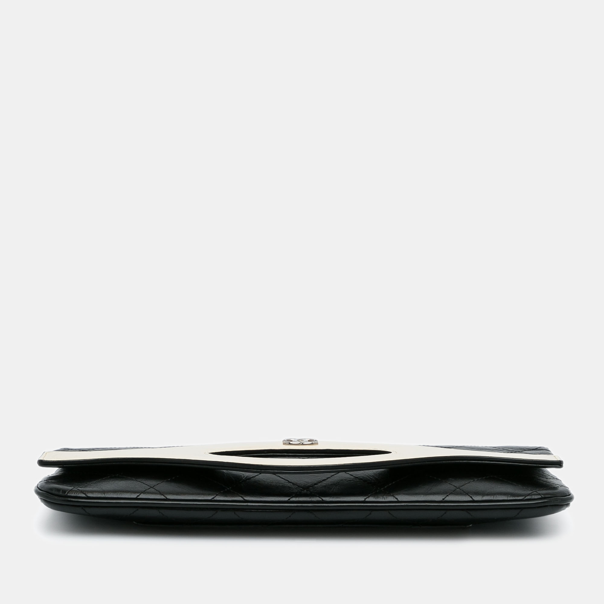 Chanel Black Leather Small 31 Clutch