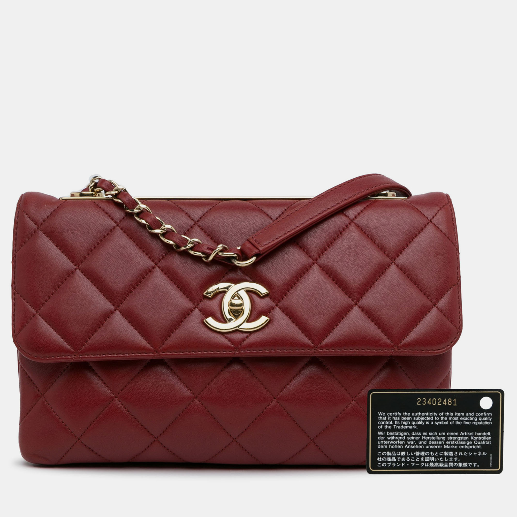 Chanel Quilted Lambskin Trendy Flap