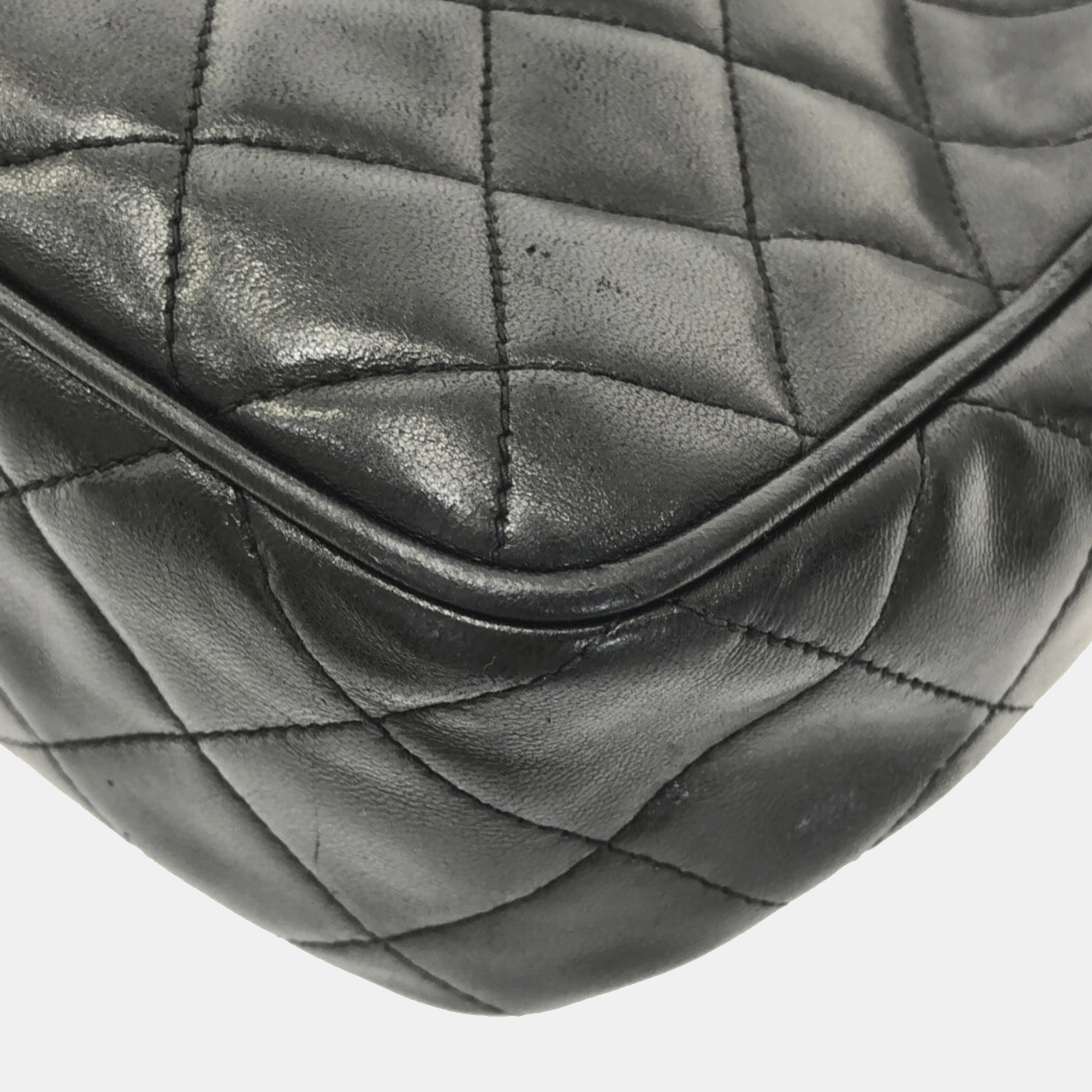 Chanel CC Quilted Lambskin Crossbody Bag
