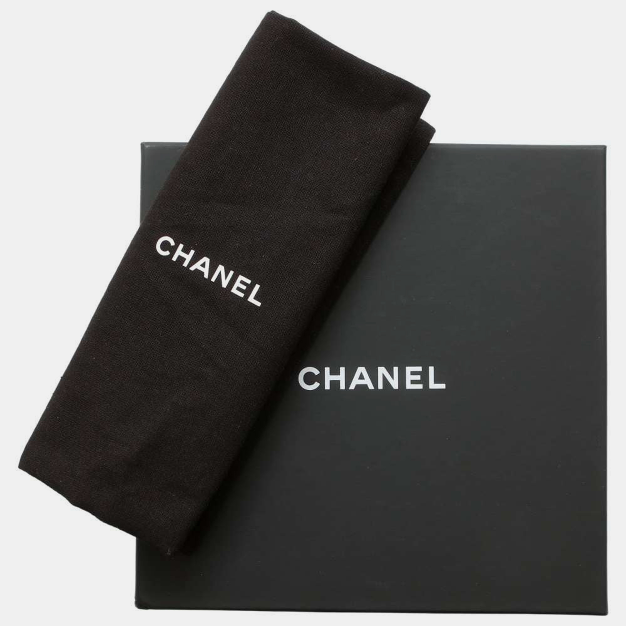 Chanel Blue Denim Camellia Vanity Shoulder Bag