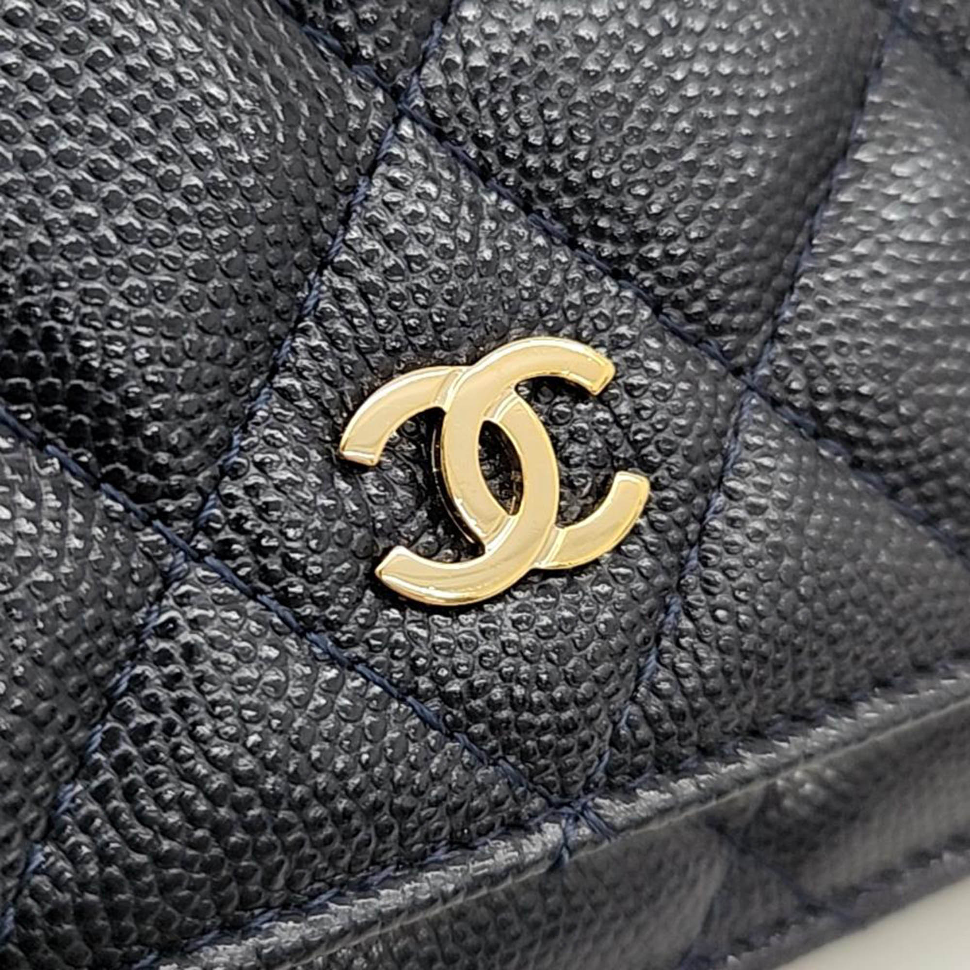 Chanel Black Caviar WOC Mini Crossbody Bag