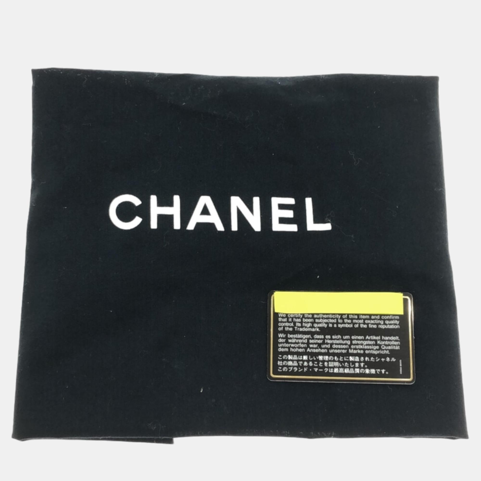 Chanel Multicolour Tweed Camellia Shoulder Bag