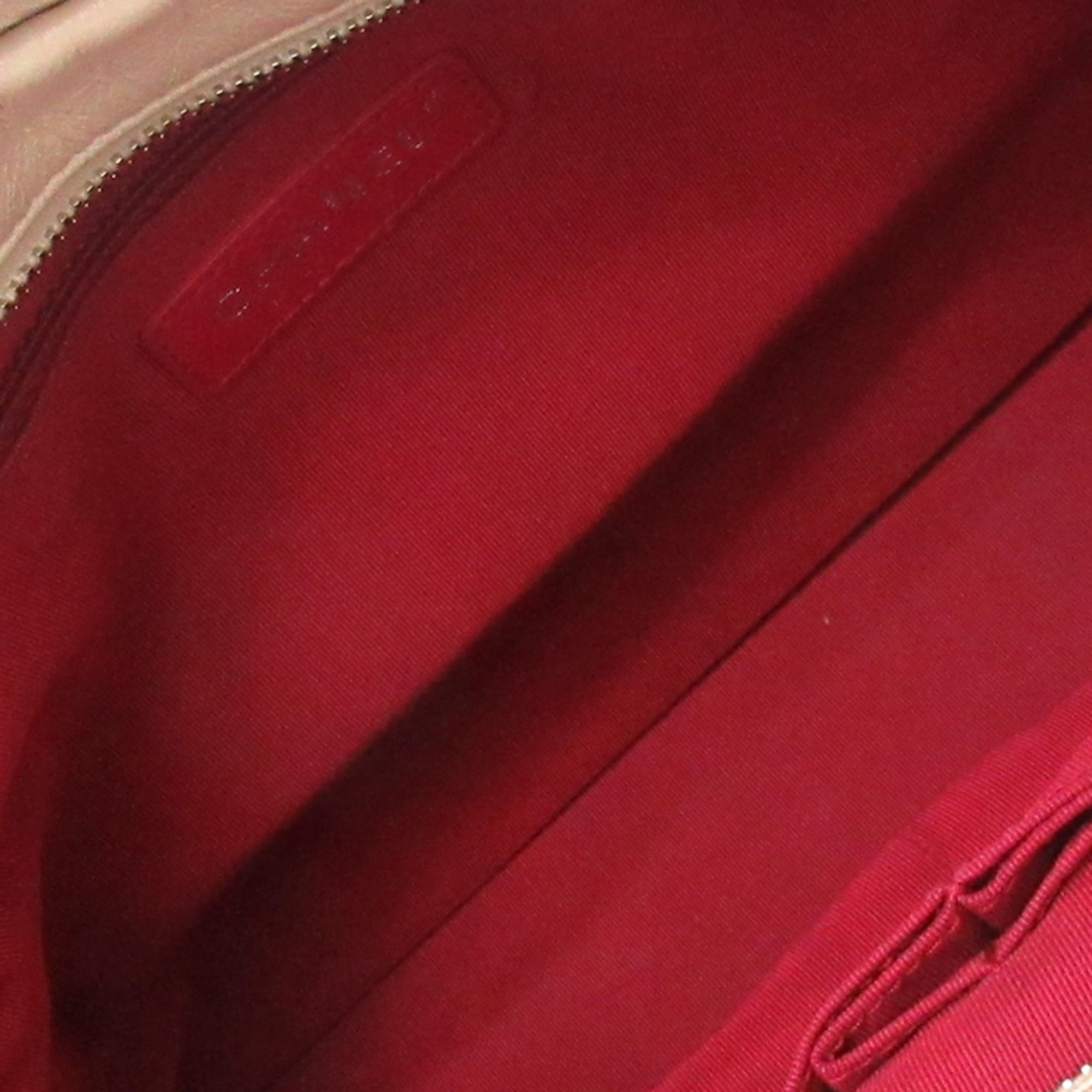 Chanel Beige Leather Gabrielle Shoulder Bag
