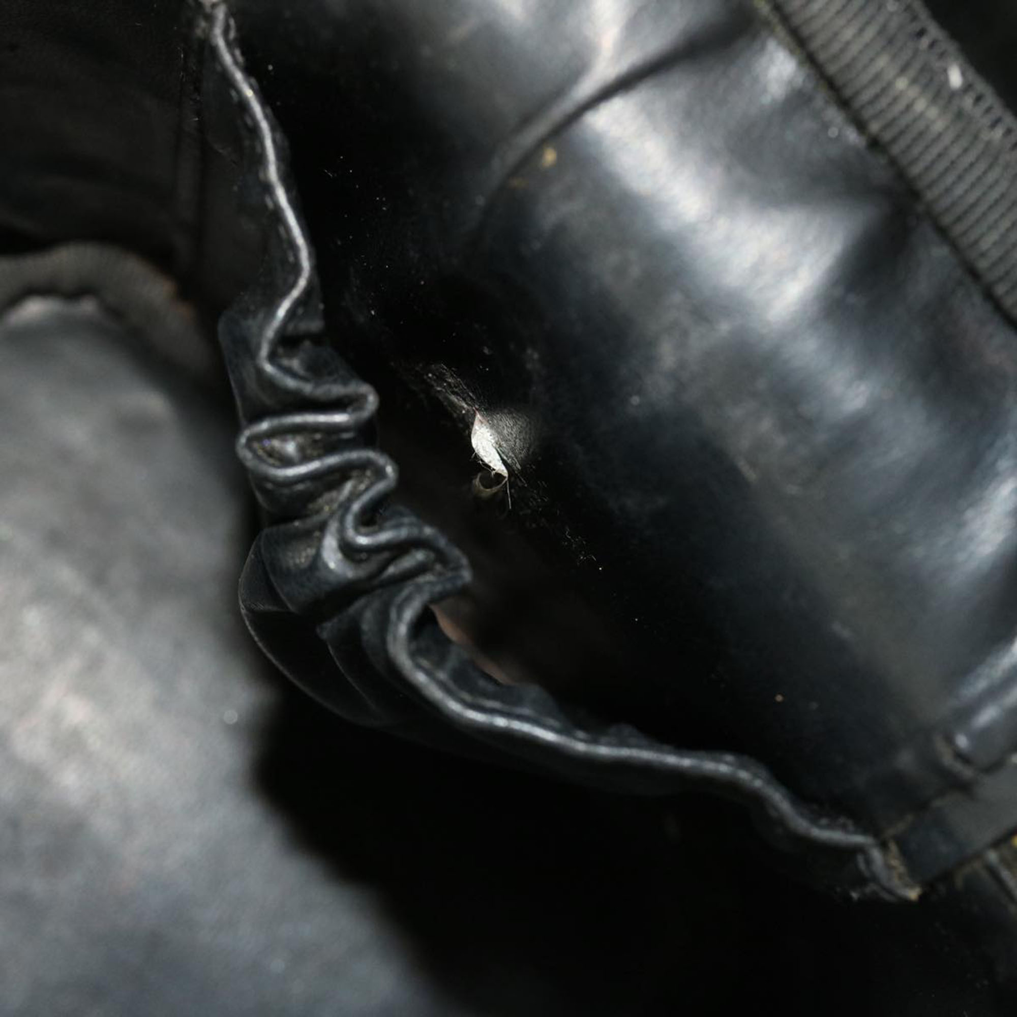 Chanel Black Leather Vanity Case