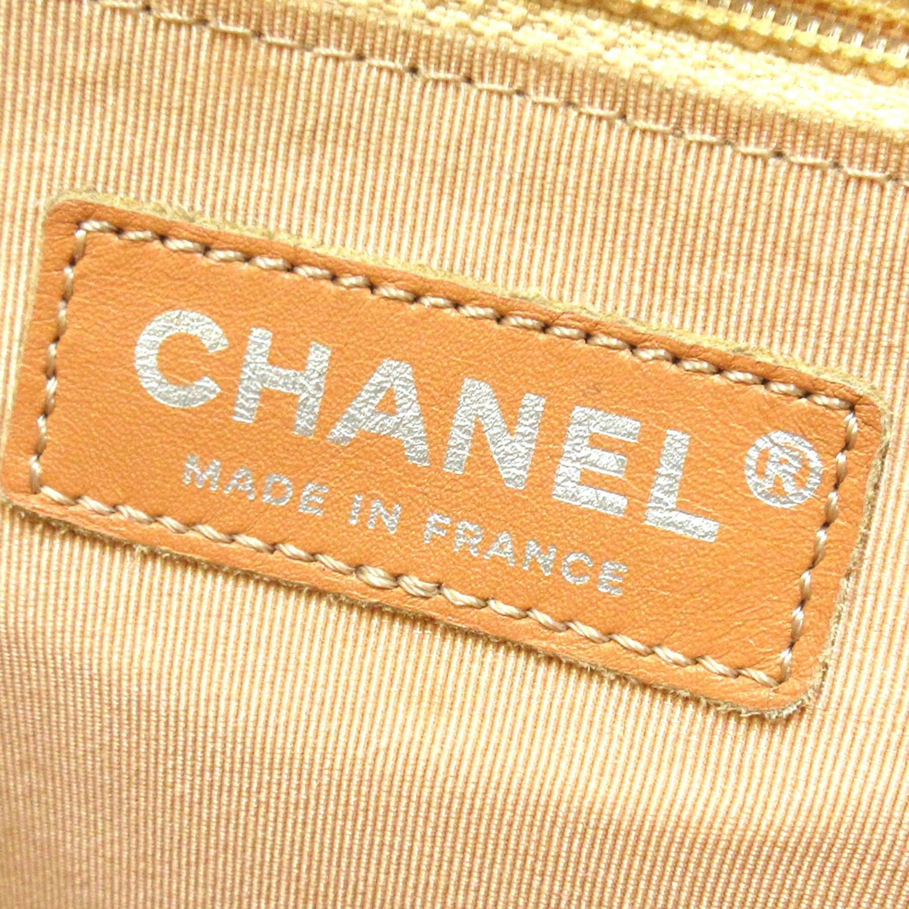 Chanel Orange Leather Boy Shoulder Bag