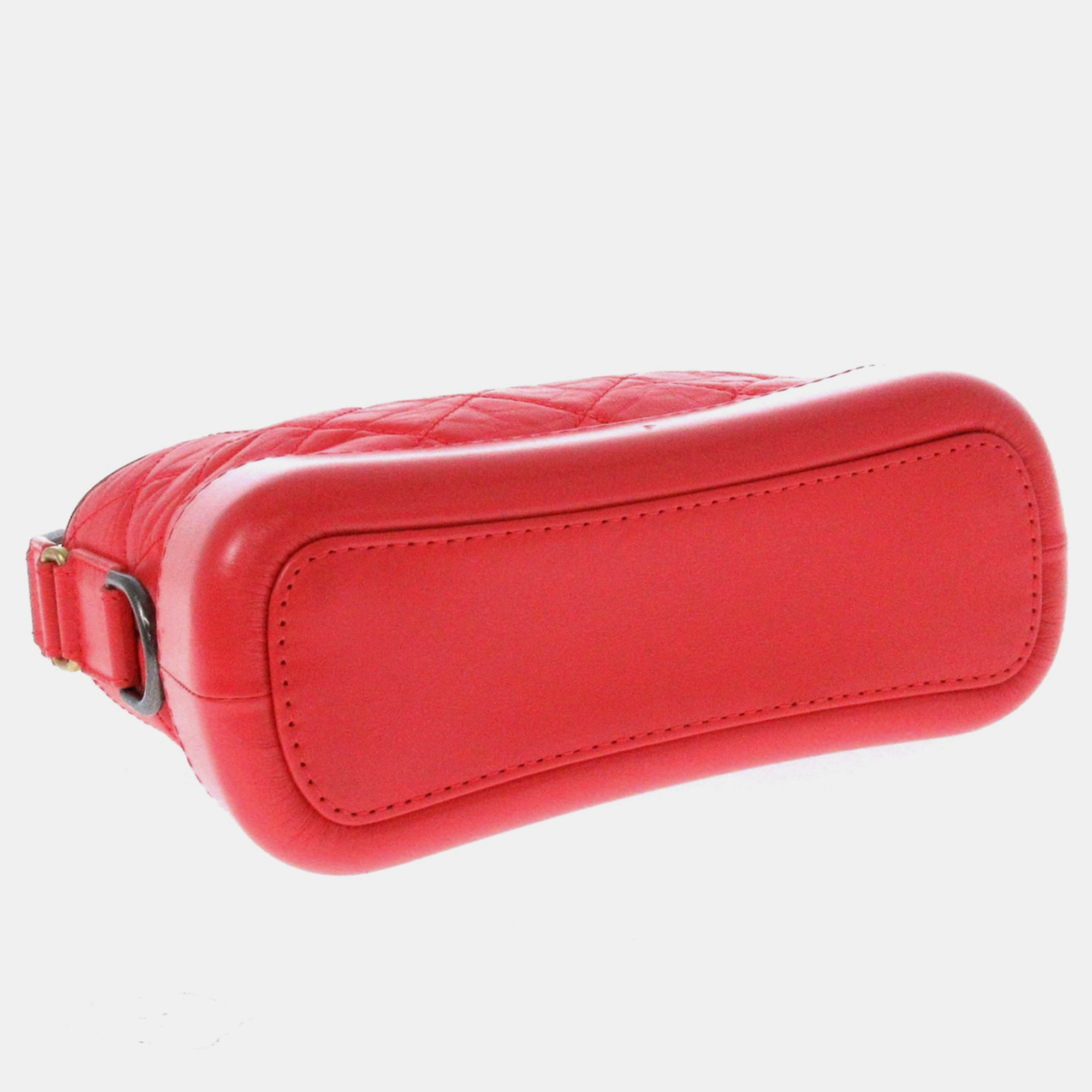 Chanel Red Leather Gabrielle Shoulder Bag