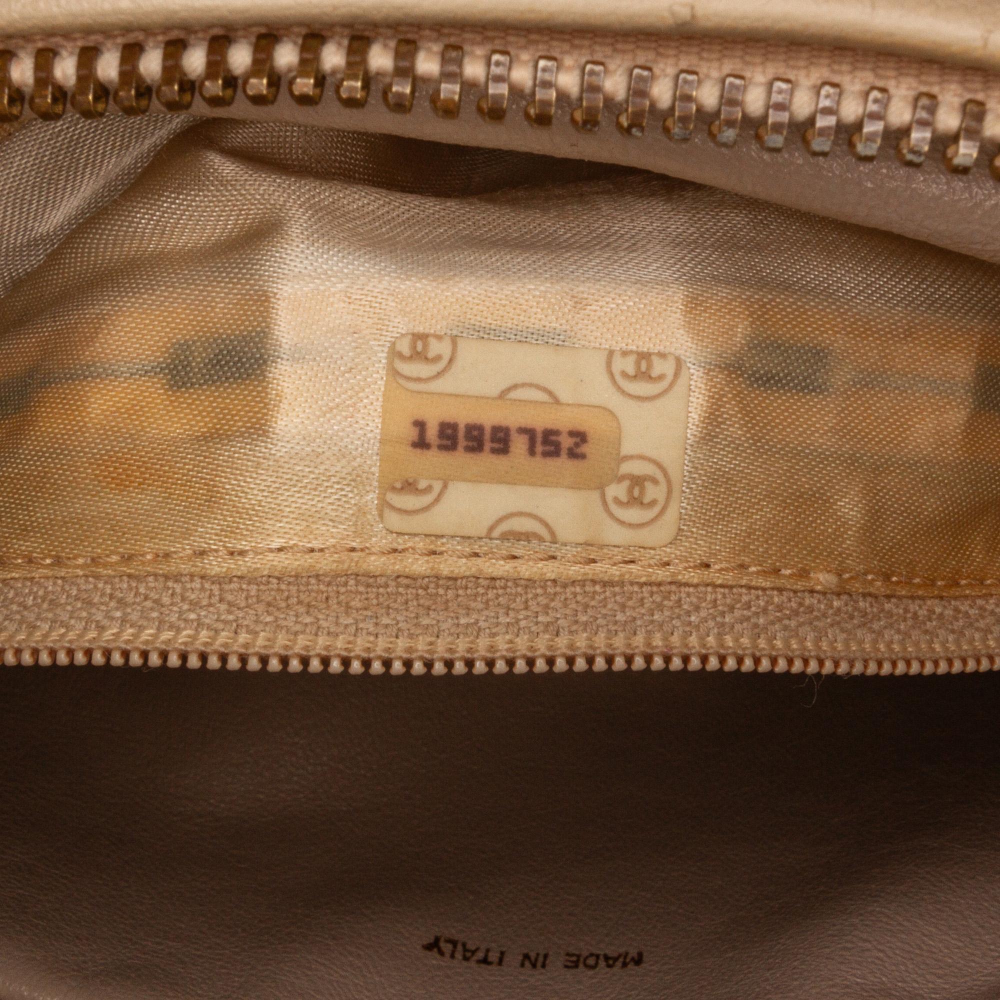 Chanel Beige Vintage CC Tassel Camera Bag