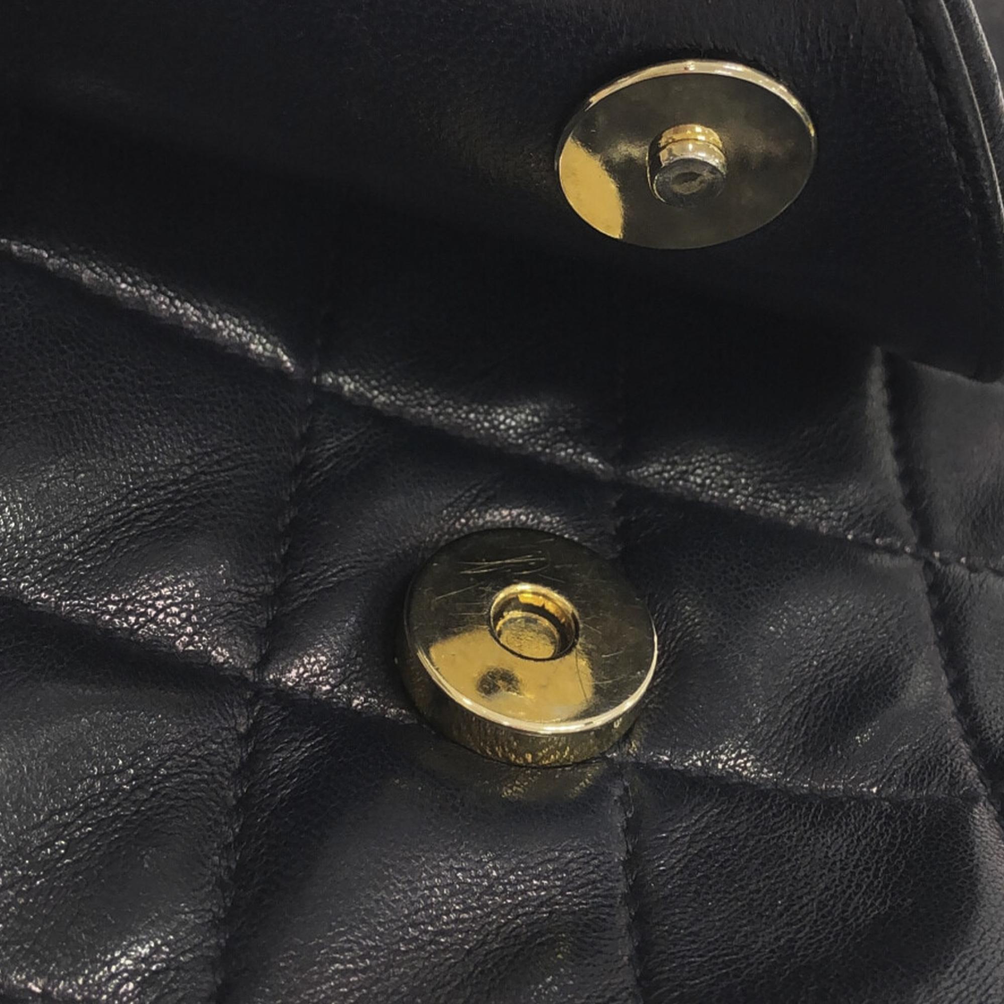 Chanel Black CC Matelasse Tassel Flap Crossbody Bag