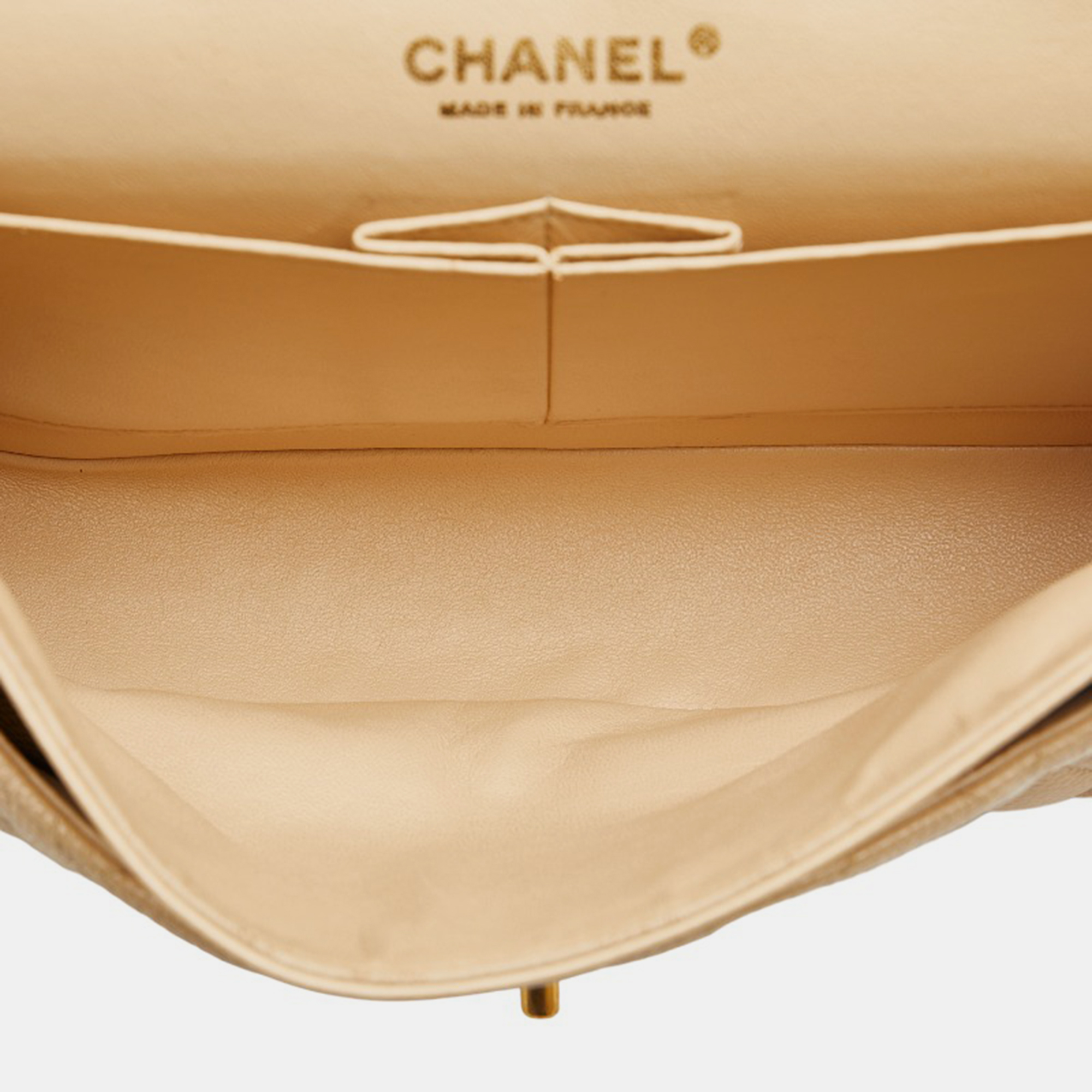 Chanel Brown Medium Caviar Classic Double Flap Bag